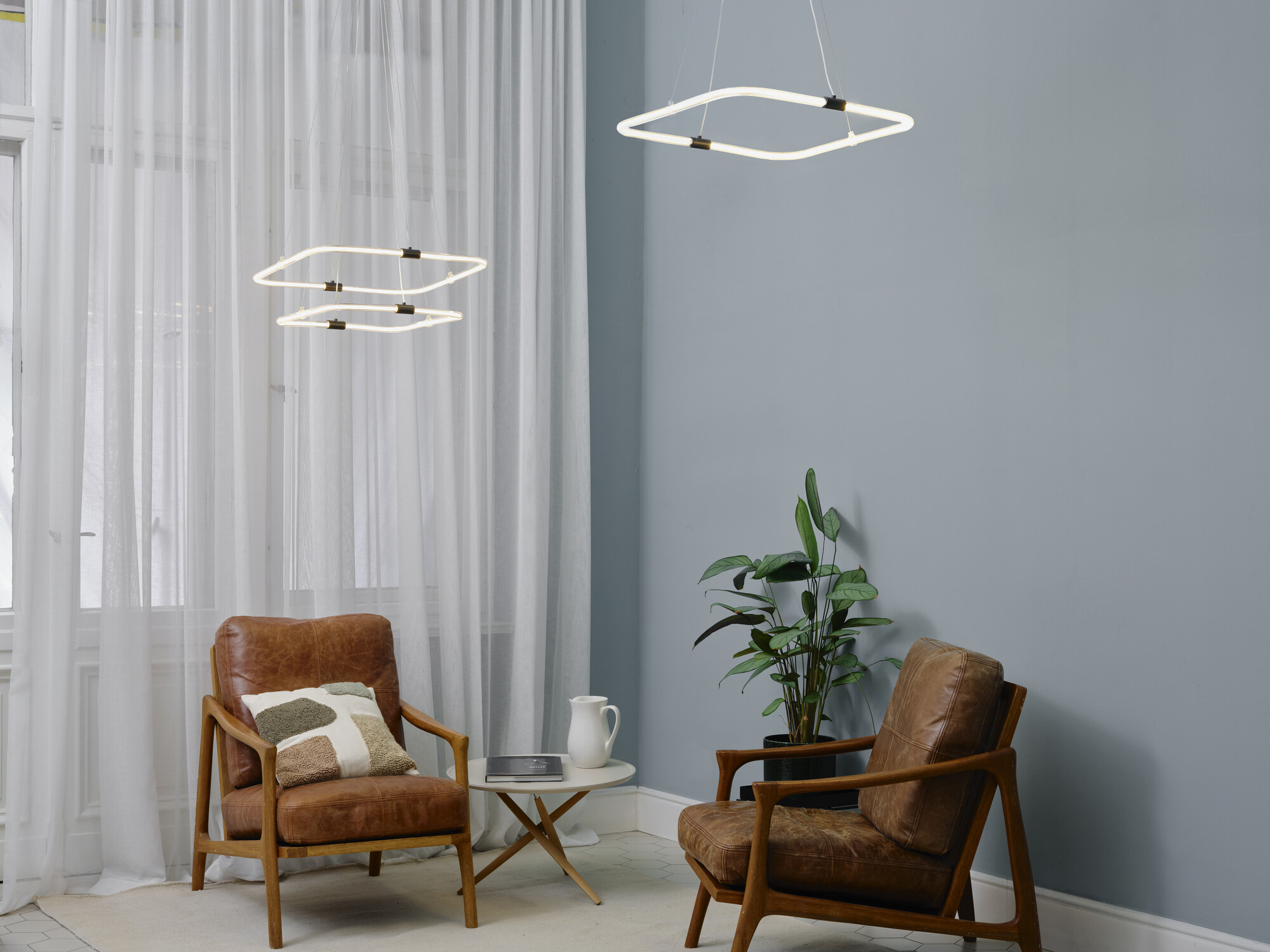 Osram Decor Tetragon Pendelleuchte, Warmweiß, 23W