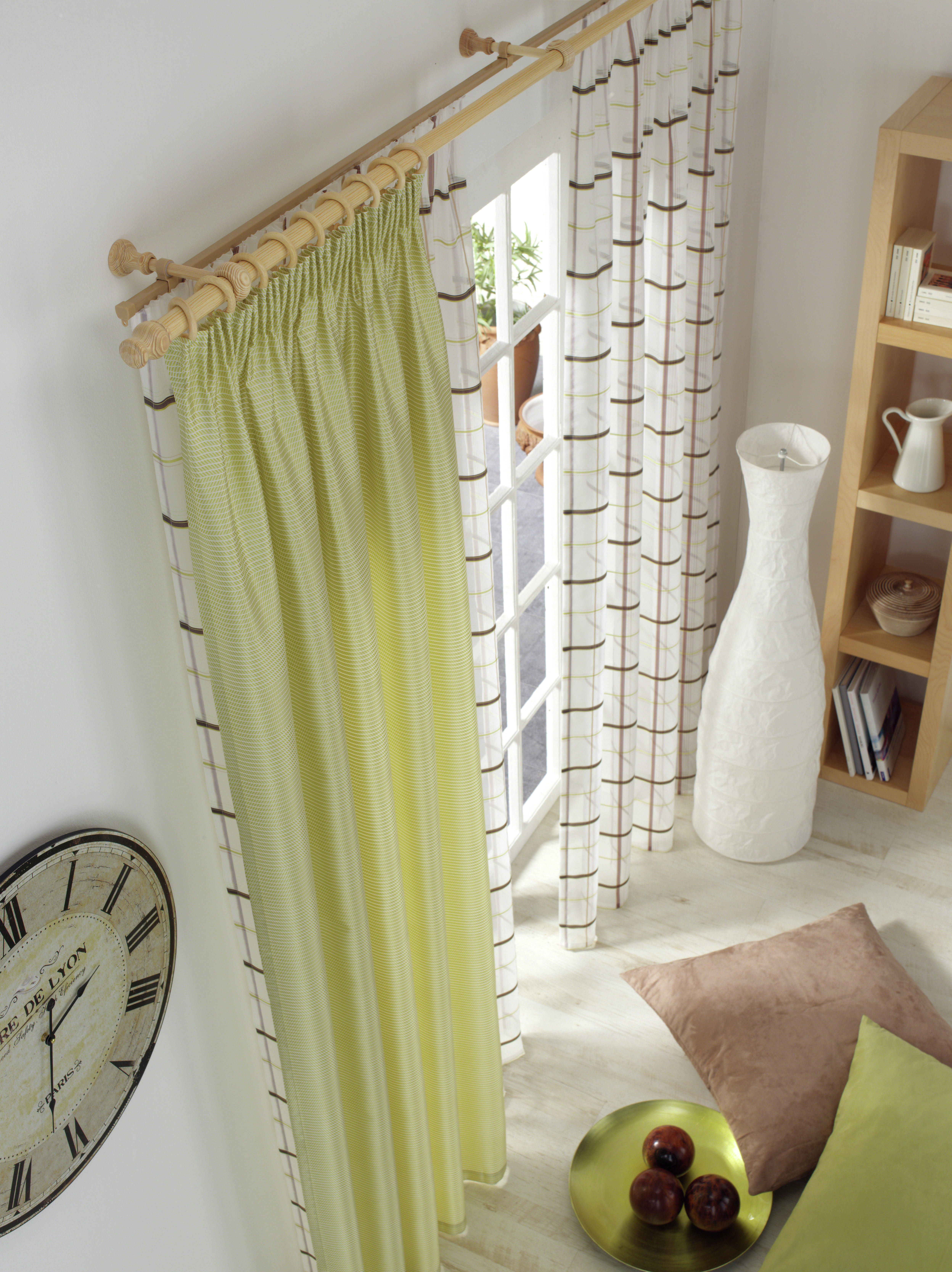 098521_03 GARDINIA HOLZTRÄGER LUGANO 28MM KIEFER