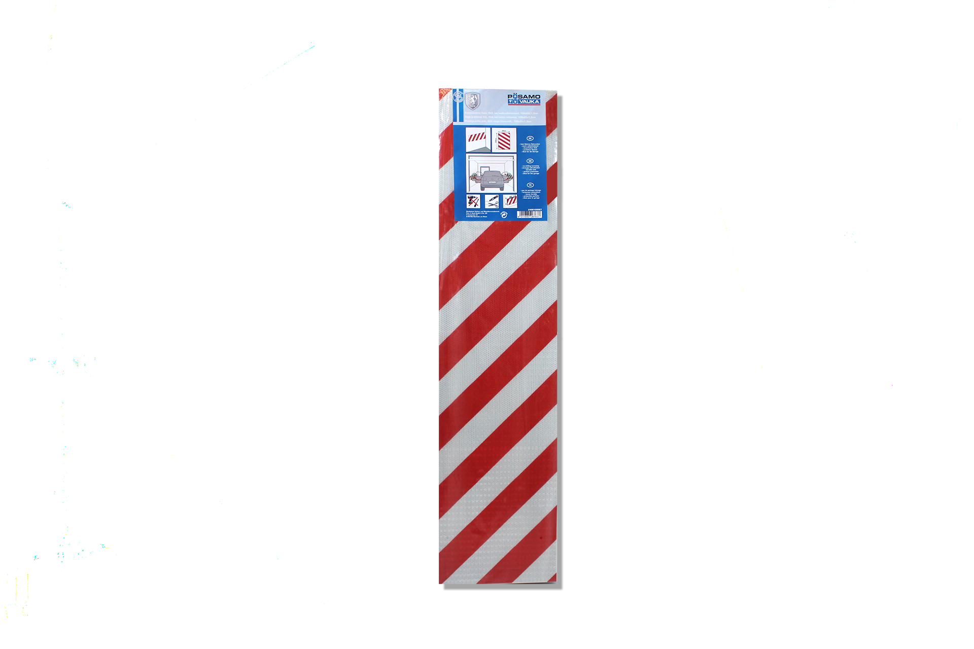 Pösamo Kantenschutz 1000 x 250 x 15, rot-weiß Pösamo Kantenschutz 1000 x 250 x 15, rot-weiß