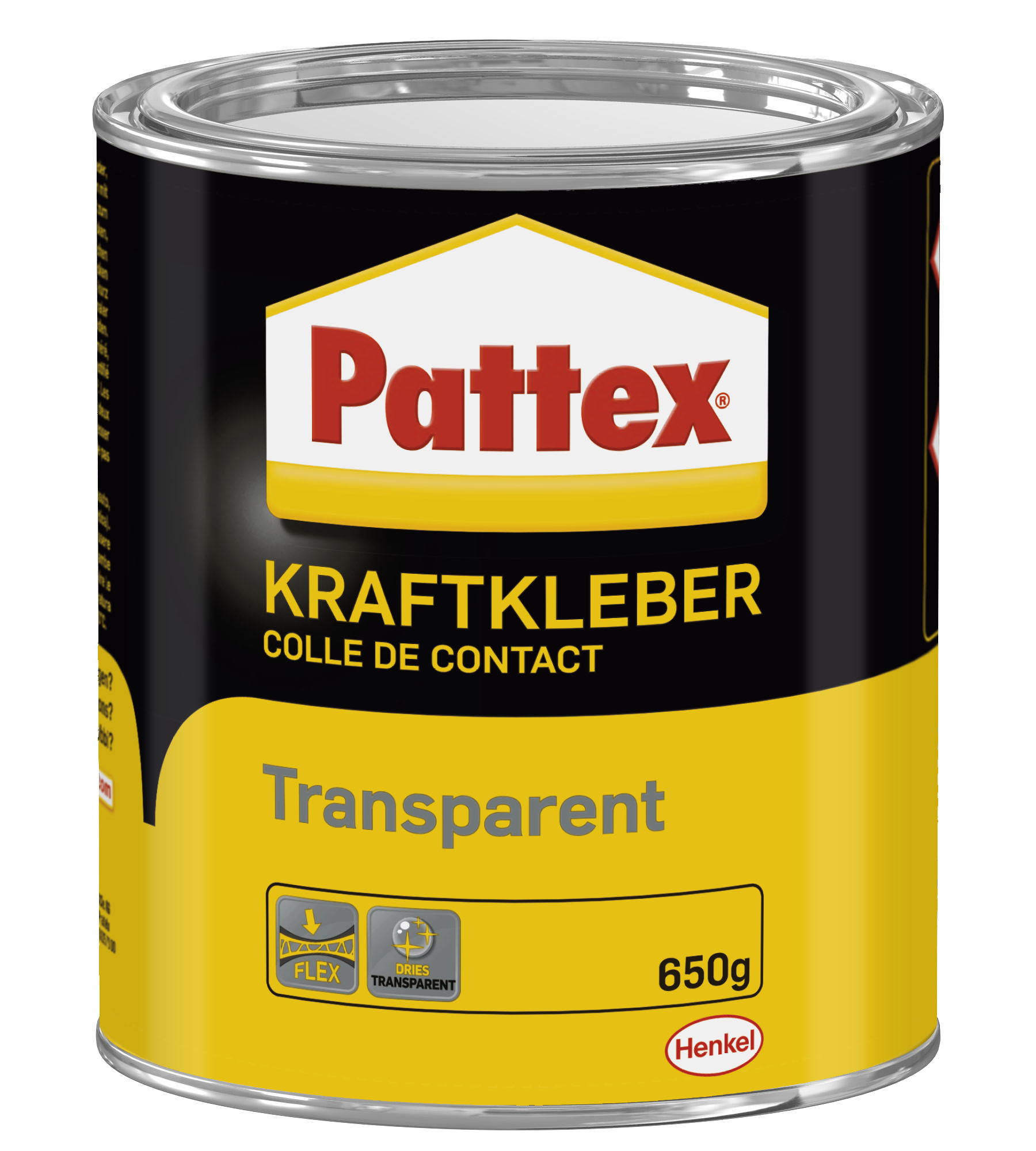 4015000072397 Pattex Transparent, 650 g