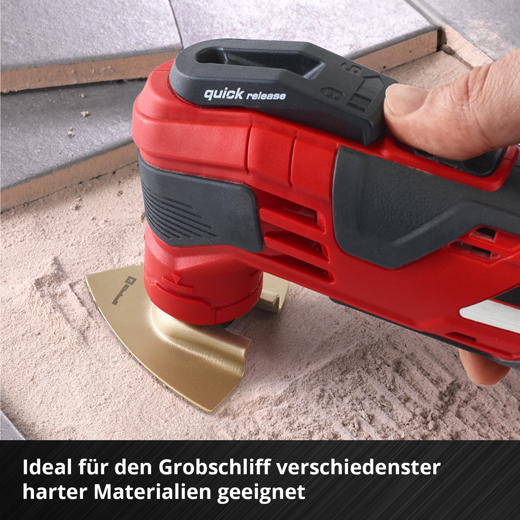 Einhell HM-Delta-Raspel mit Universalaufnahme, Ø 80 x 1,2 mm