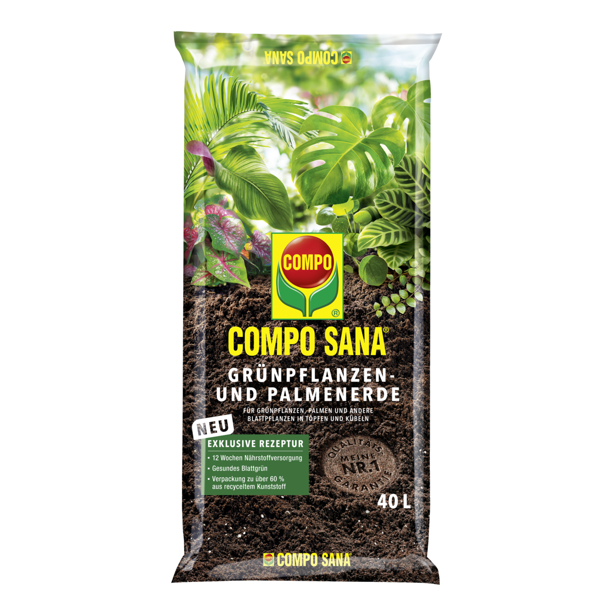 Compo SANA® Grünpflanzen- und Palmenerde, 40 l Compo SANA® Grünpflanzen- und Palmenerde, 40 l