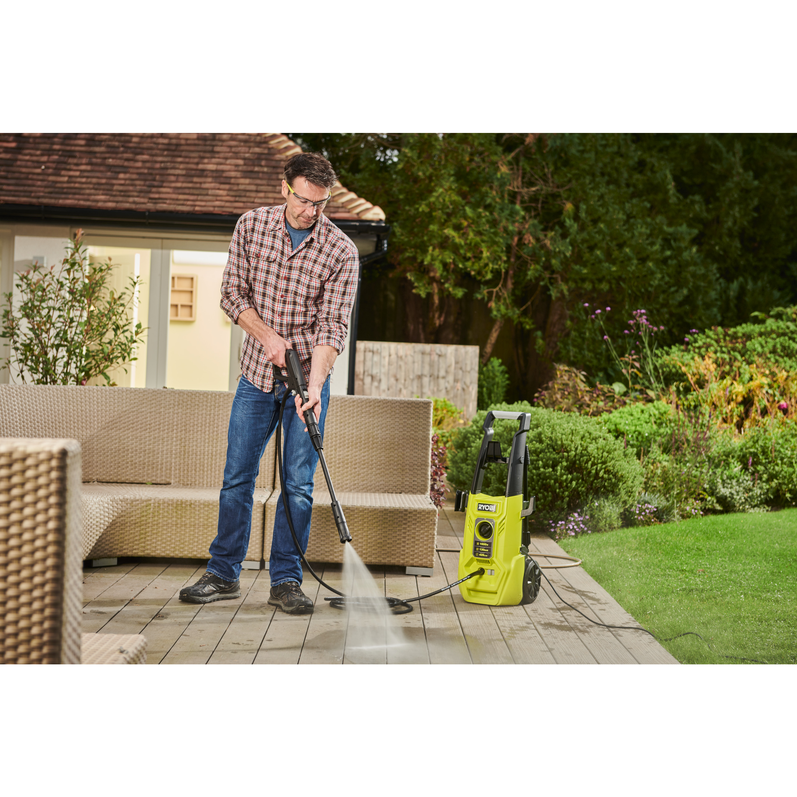Ryobi Elektro-Hochdruckreinige RY130PWA Ryobi Elektro-Hochdruckreinige RY130PWA