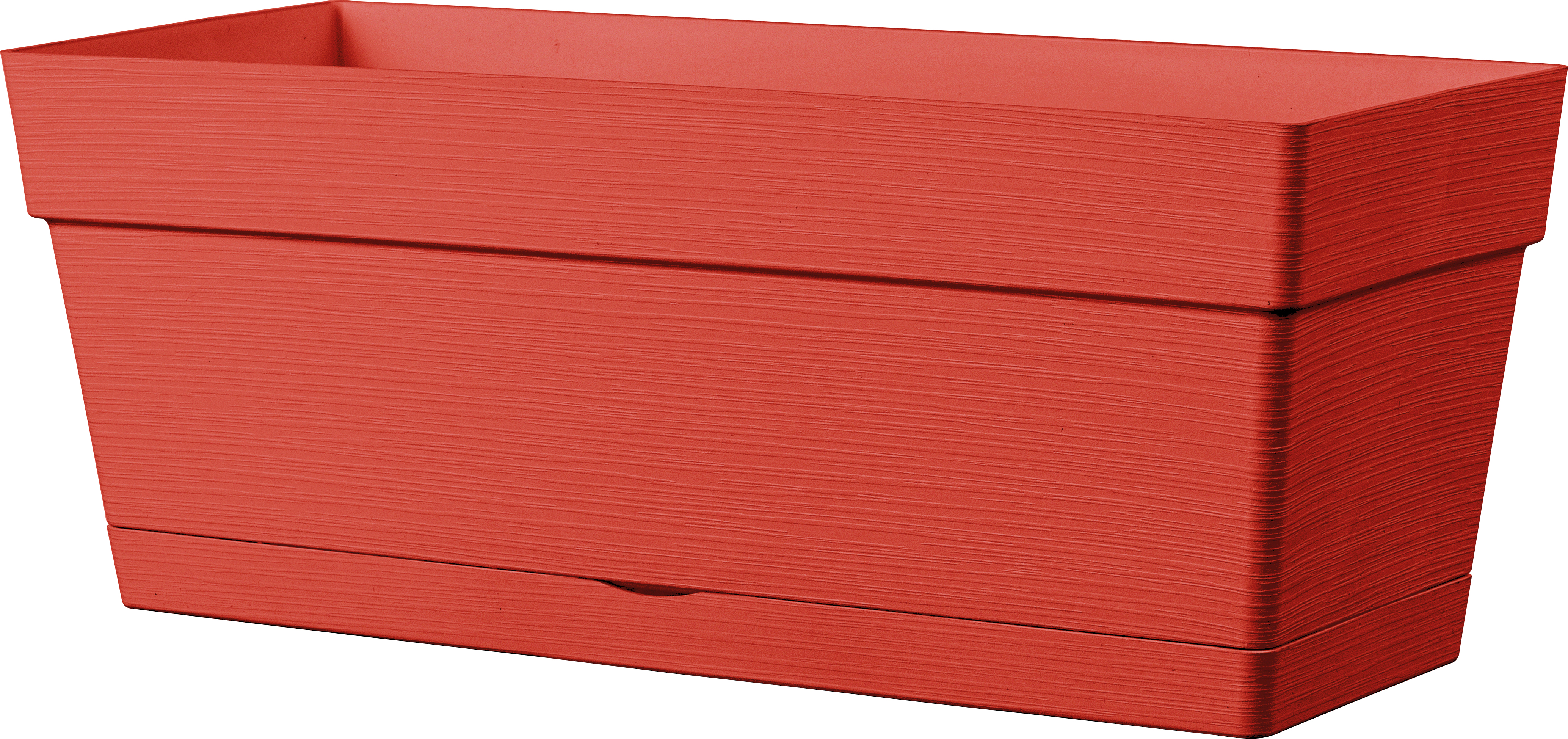 Deroma Pflanztopf Vaso Save R, zinnober rot, 28 cm