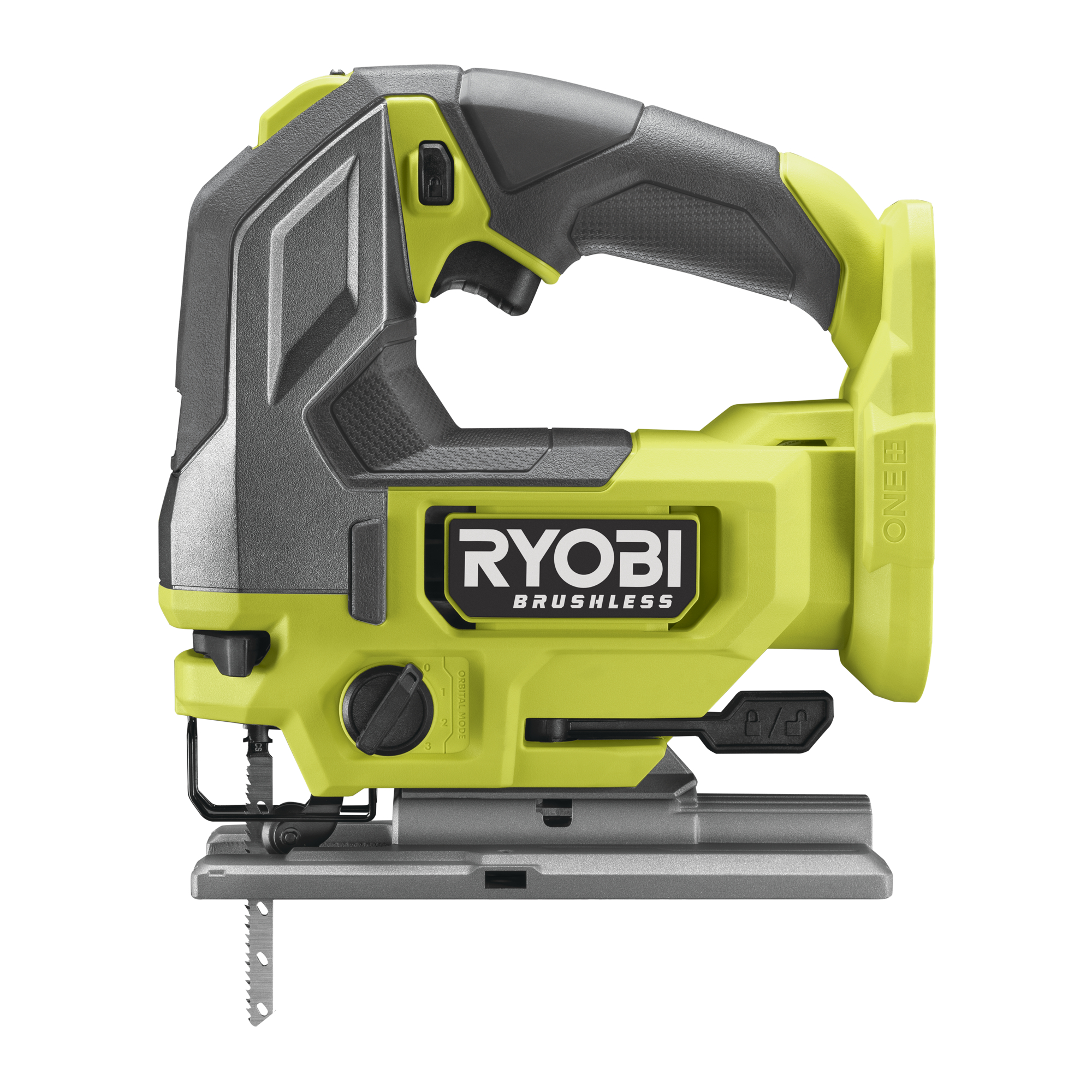 Ryobi 18 V ONE+ Brushless Akku-Stichsäge, RJS18BL-0, Hublänge 25 mm, ohne Akku und Ladegerät Ryobi 18 V ONE+ Brushless Akku-Stichsäge, RJS18BL-0, Hublänge 25 mm, ohne Akku und Ladegerät