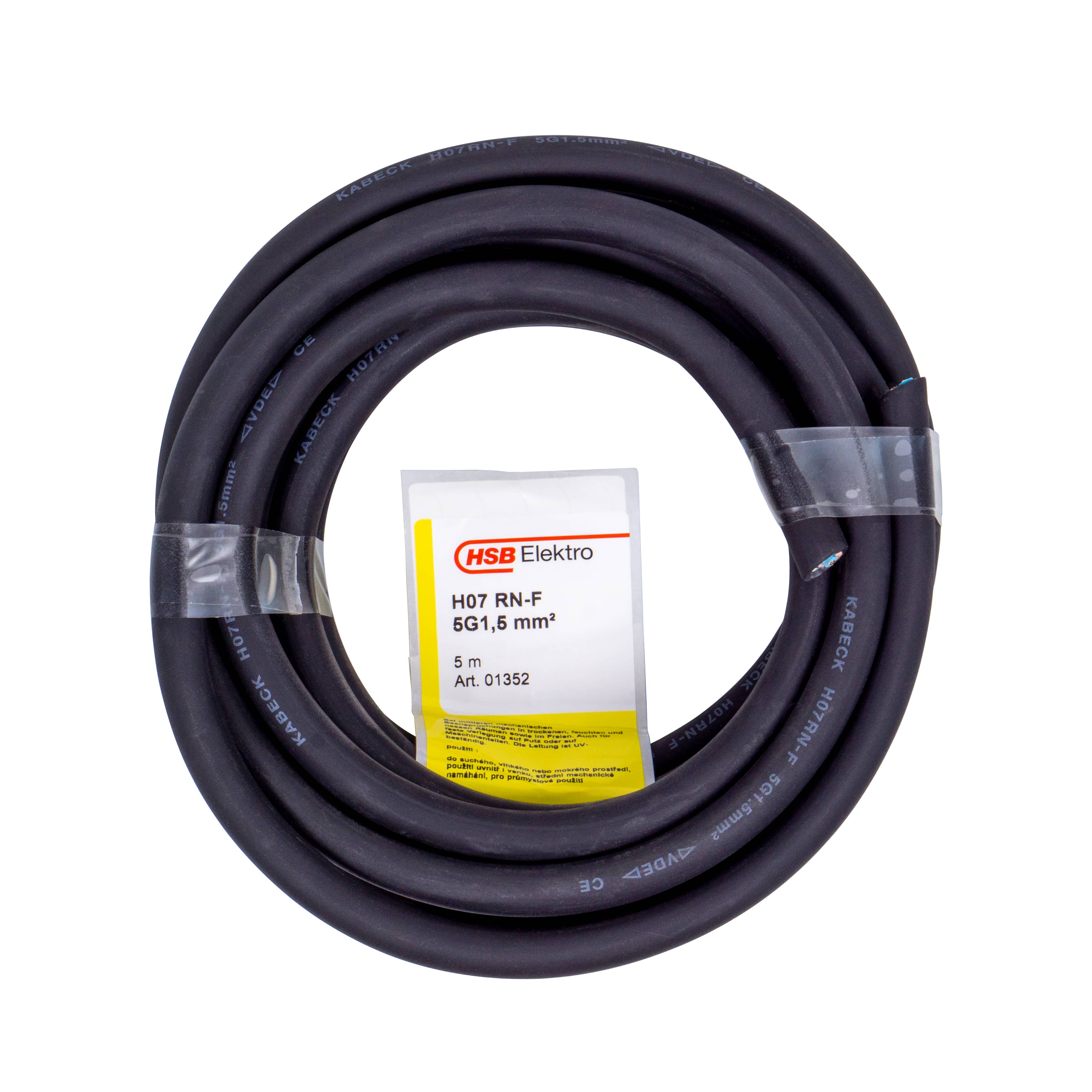 370461PKEu5B1xhSDyt GUMMILEITUNG H07RN-F 5G1,5MM²,5M,SW