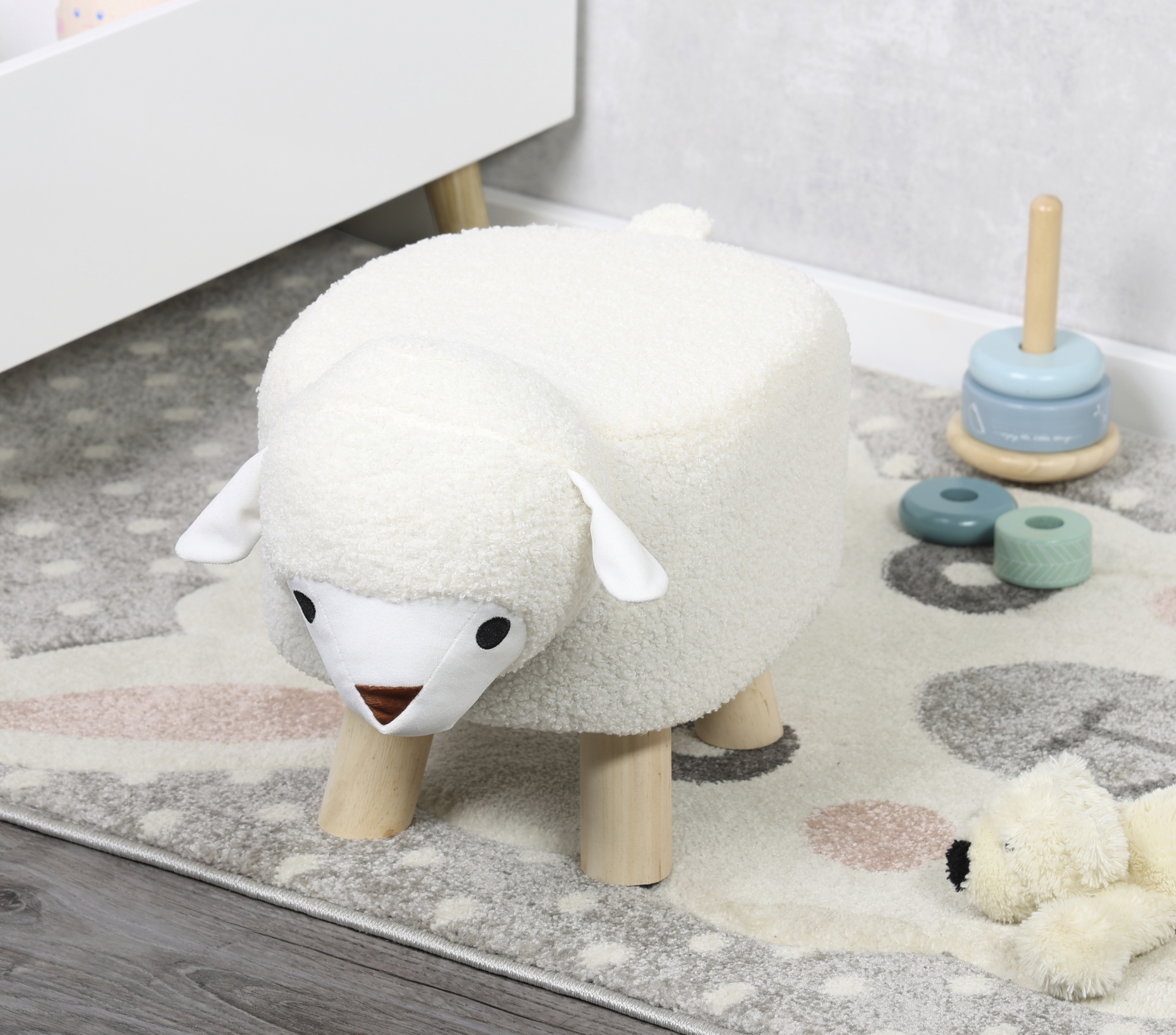 Kesper Sitzhocker, Schaf, FSC