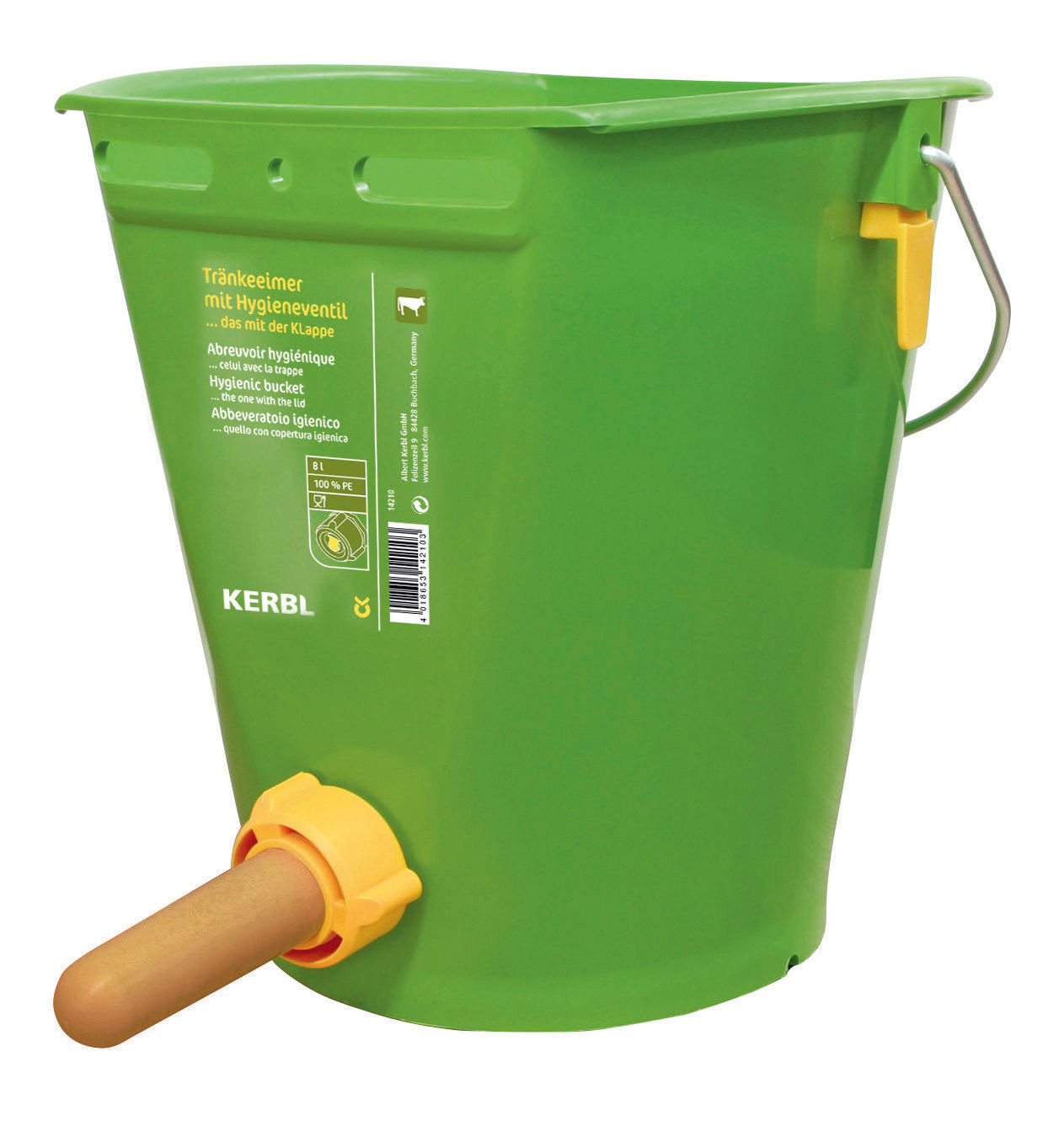 Kerbl Kälbertränkeeimer mit Hygieneventil