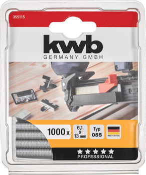 355115-300 Kwb Heftklammern 055/C 15 mm