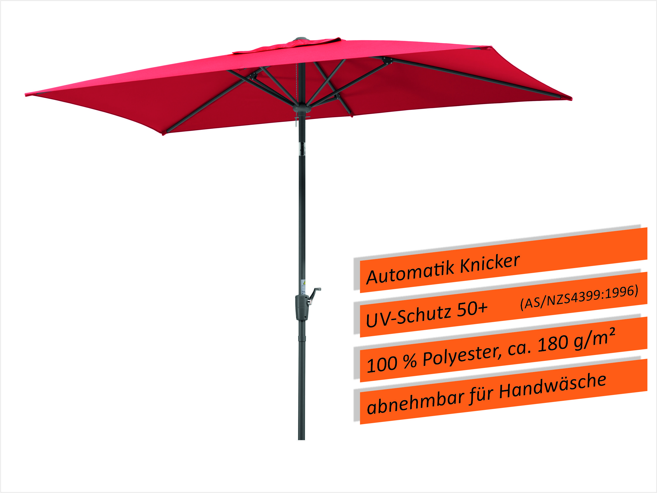 734338_7 Schneider Schirm Tunis 270X150 Rot