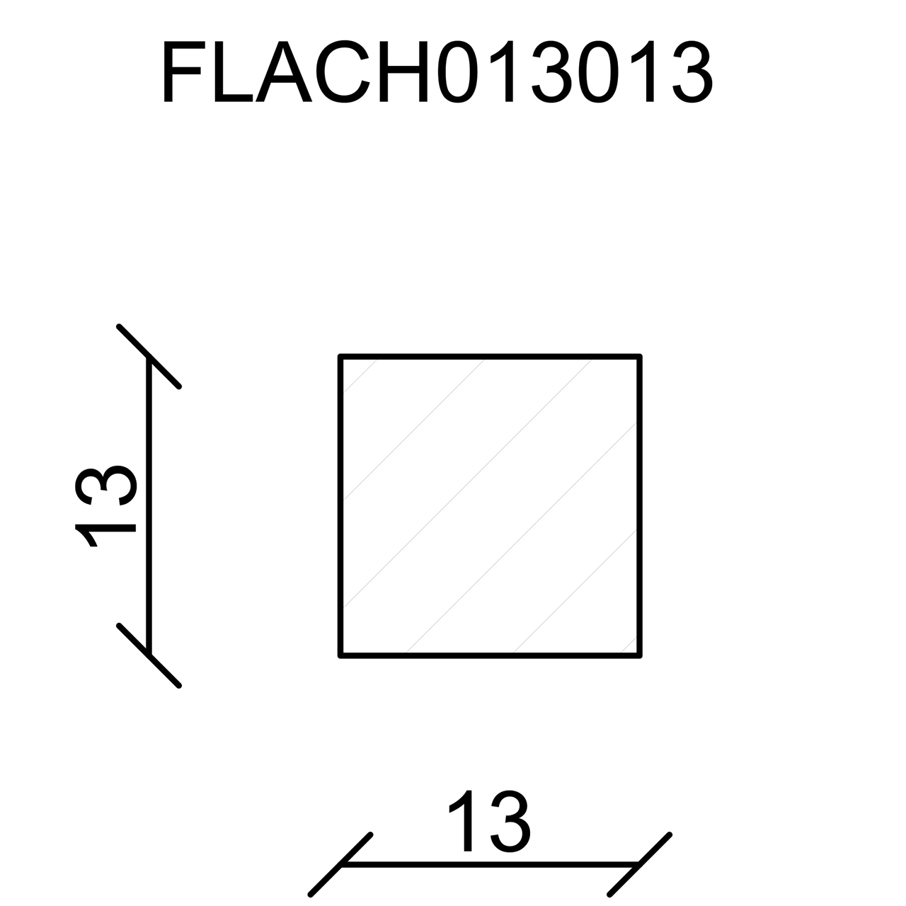 544181-Querschnitt Neuhofer Flachleiste, Fichte/Kiefer astrein roh