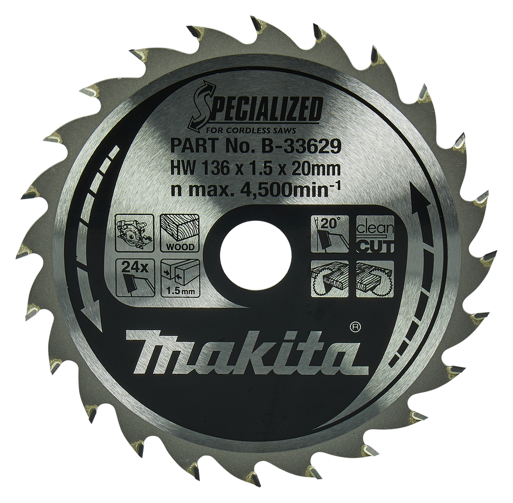 Makita SPECIALIZED Sägeblatt 136x20x24Z