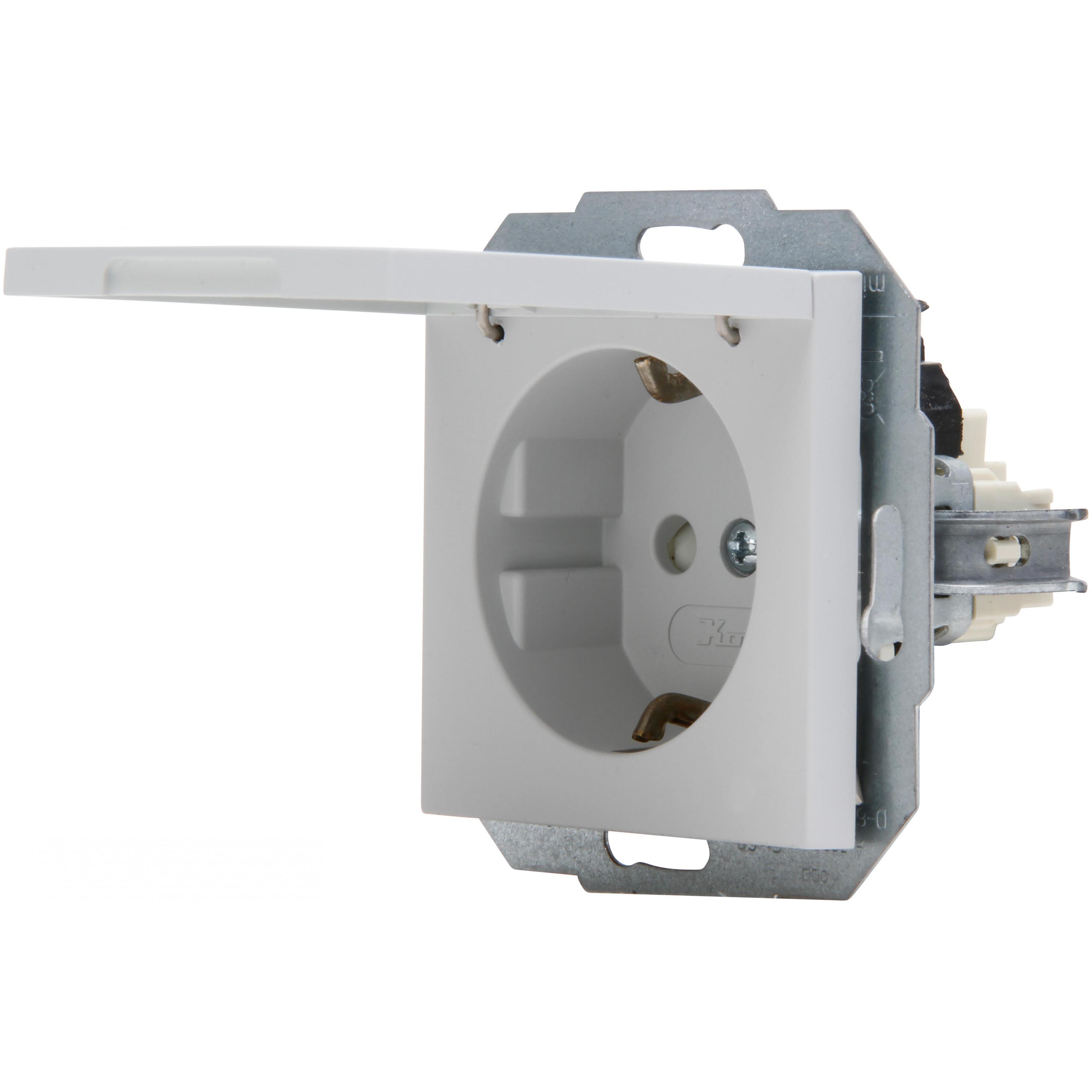 Kopp Athenis Steckdose, grau matt Kopp Athenis Steckdose, grau matt