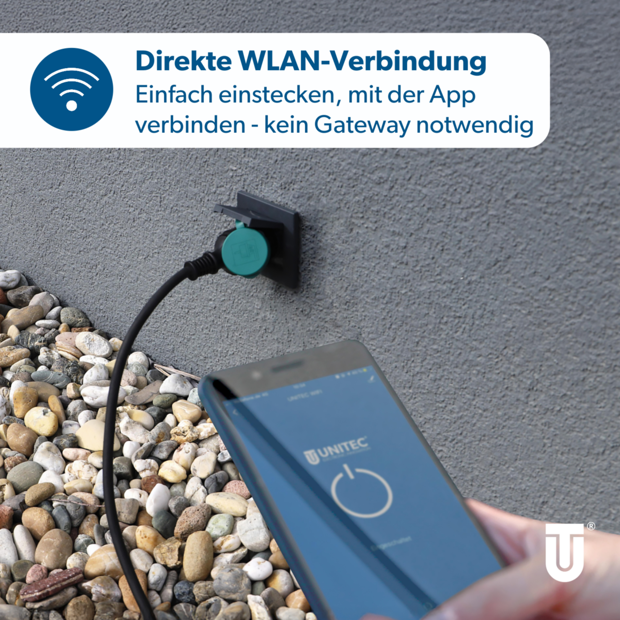 Unitec WIFI Zwischenstecker Outdoor