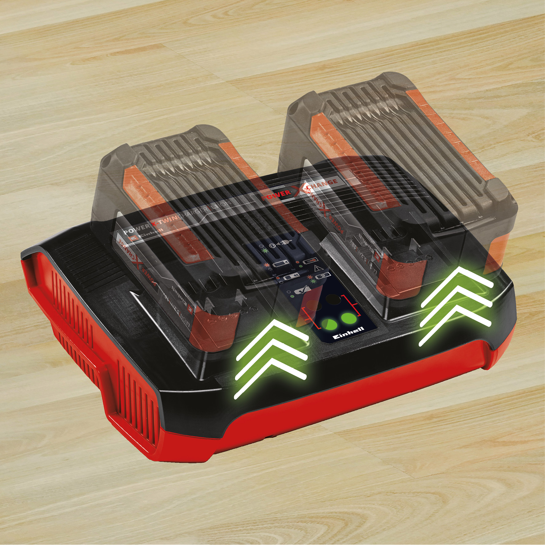 Einhell PXC-Ladegerät X-Twincharger 3A