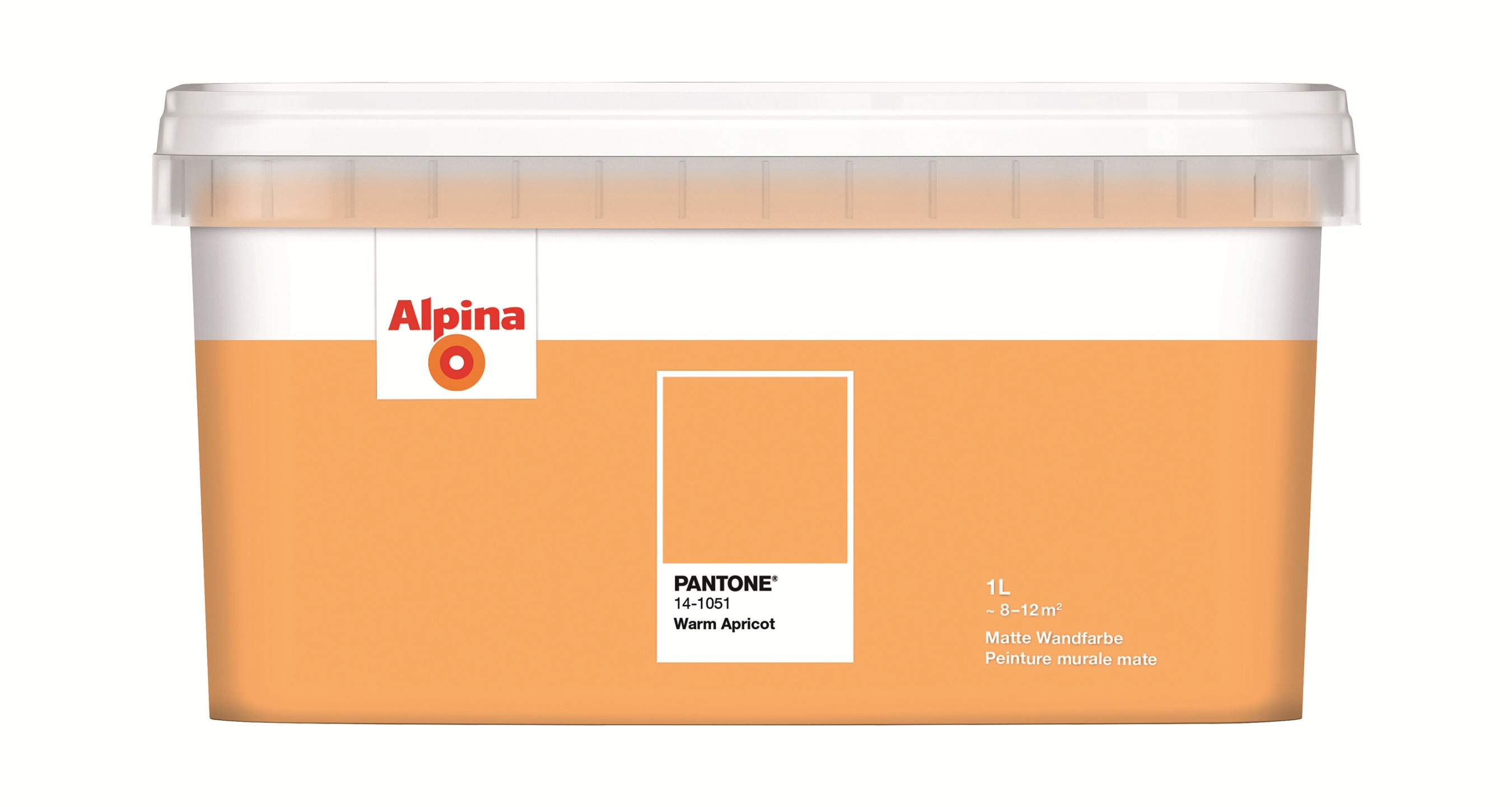 Alpina PANTONE® Warm Apricot, 1 Liter