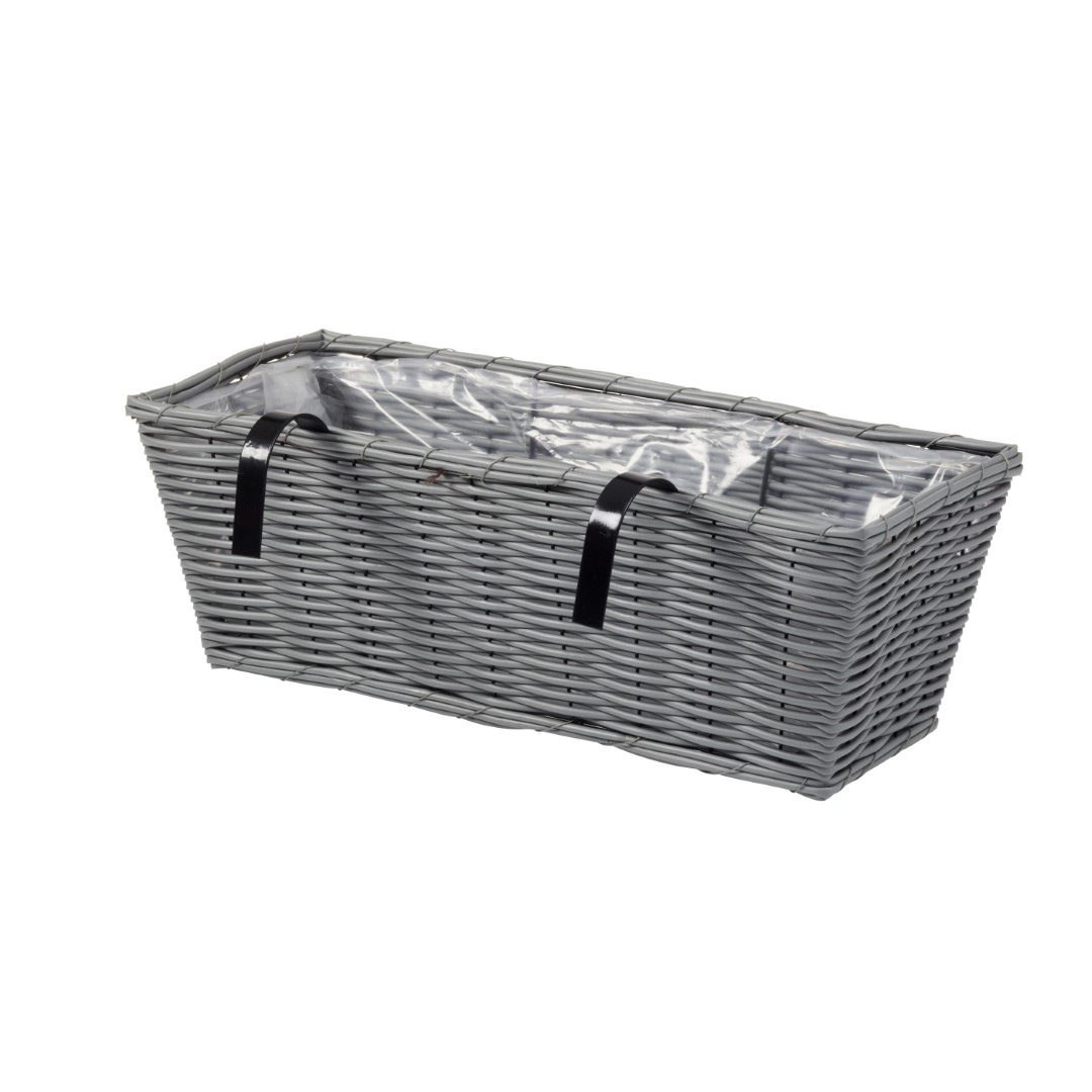 Smart Garden Rattan-Wandkorb, schiefer