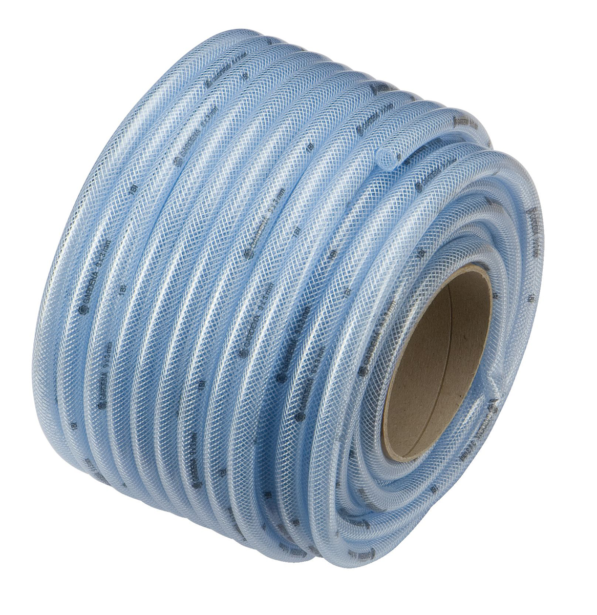 4078500497503 Transparent-Schlauch mit Gewebe 9x3mm Meterware