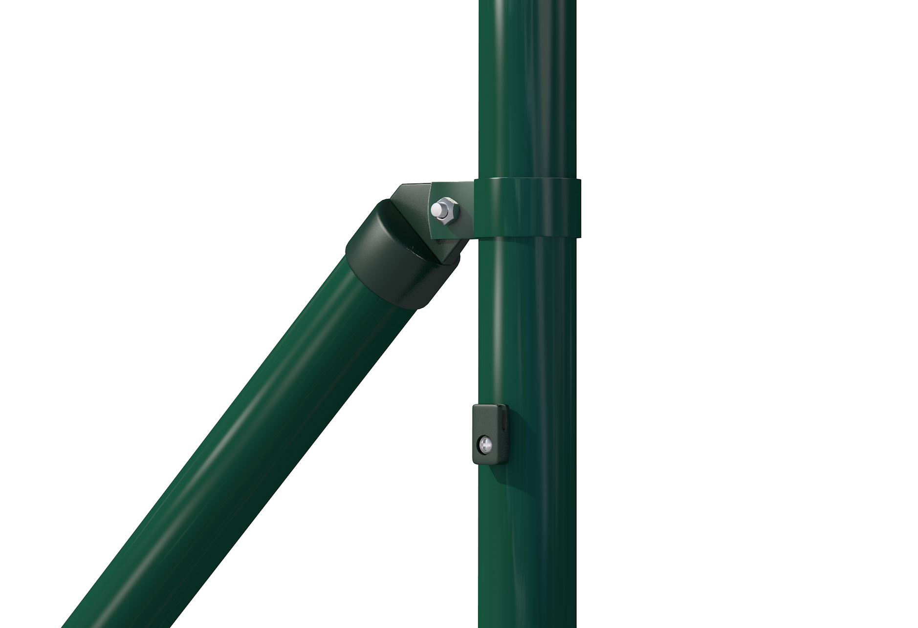 235338 ZAUNSTREBE GRÜN 34X2000MM SCHELLE 38MM H