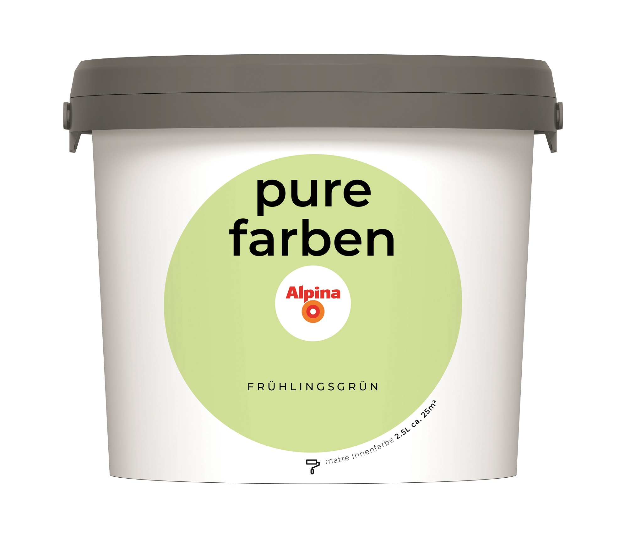 Alpina Pure Farben Frühlingsgrün, 2,5 Liter