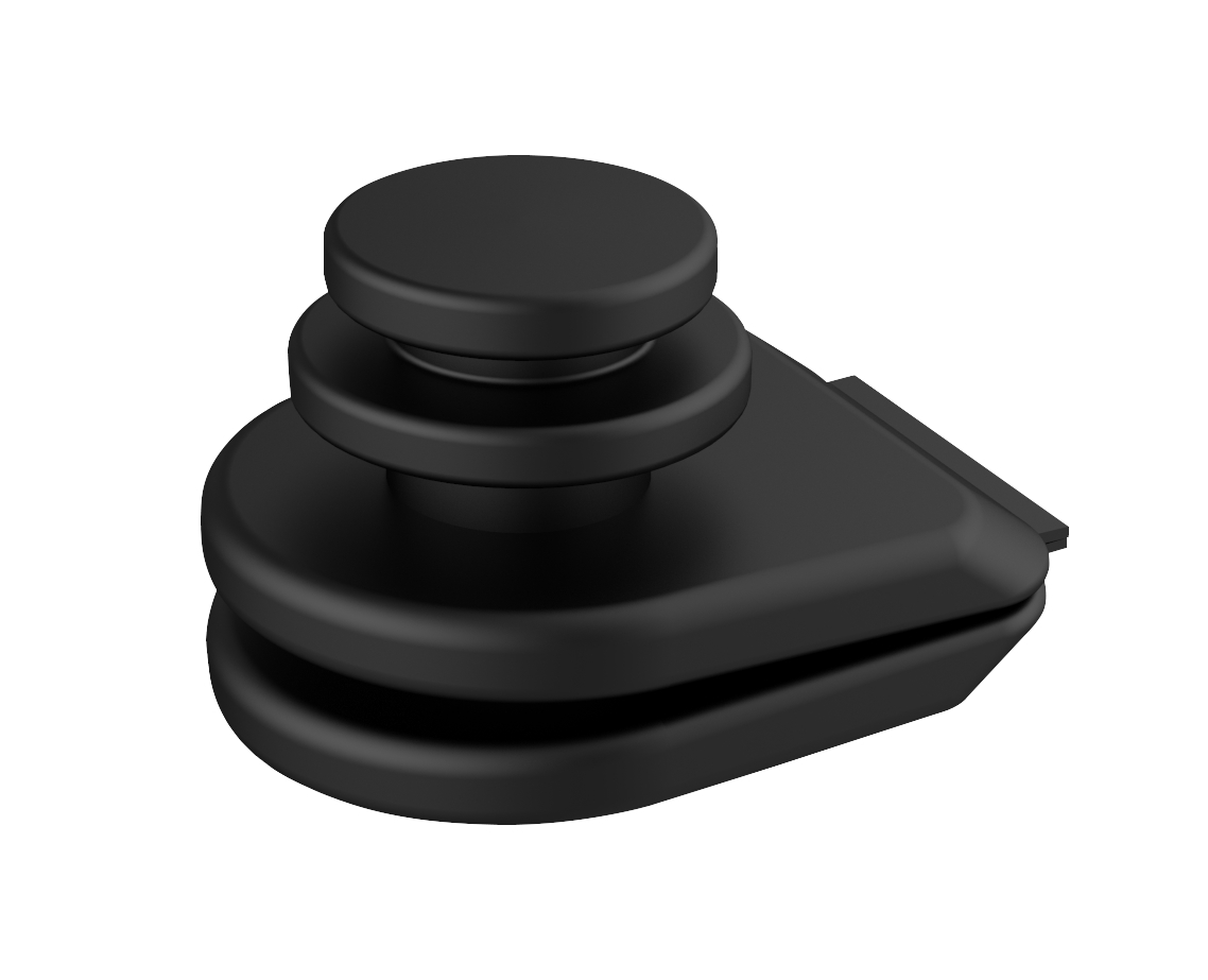 Schöner Wohnen Duschvorhanggleiter Jete, schwarz Schöner Wohnen Duschvorhanggleiter Jete, schwarz