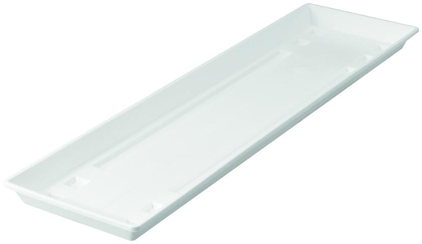 136106-80406010-L BLUMENKASTEN-UNTERSETZER 60CM WEISS GELI
