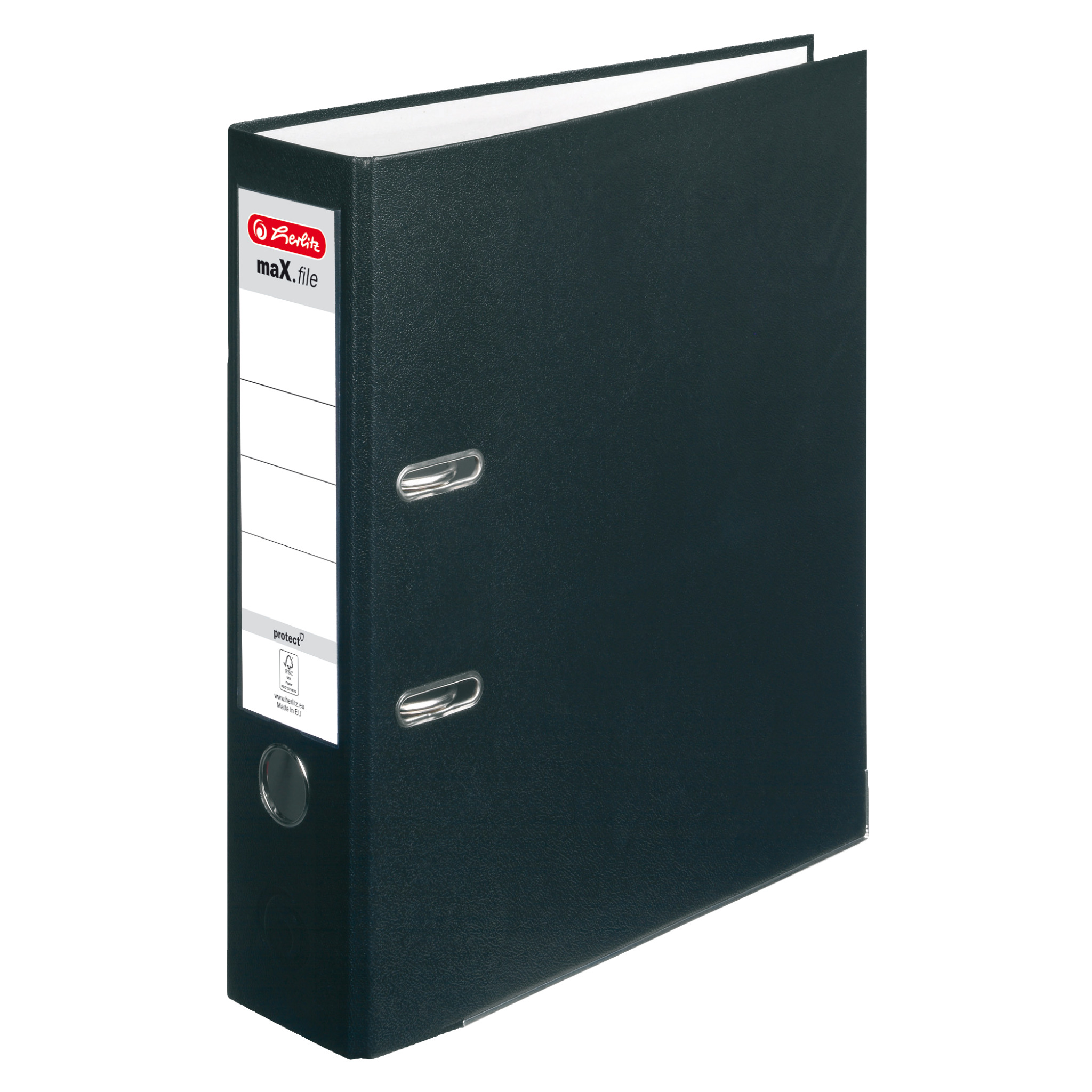 Herlitz ORD protect A4 8cm rt maX.file A4, 5 cm, schwarz