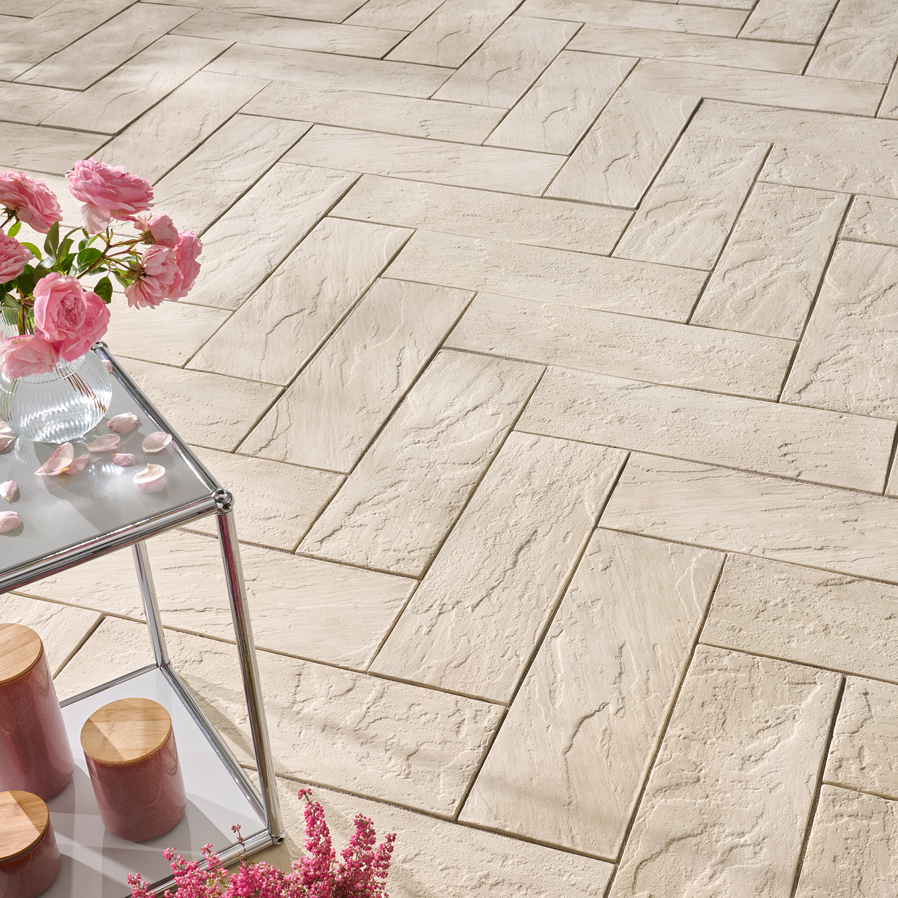 Kann Nativa-Dielenplatte 60 x 20 x 4, kalksteinfarben