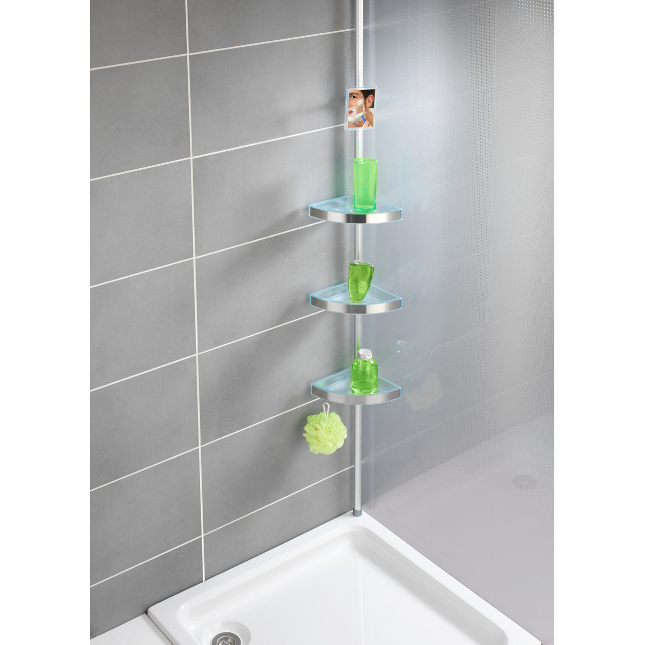 575326-Teleskop-Duschecke-Premium_AMBI_01 WENKO TELESKOP-DUSCHECKE PREMIUM