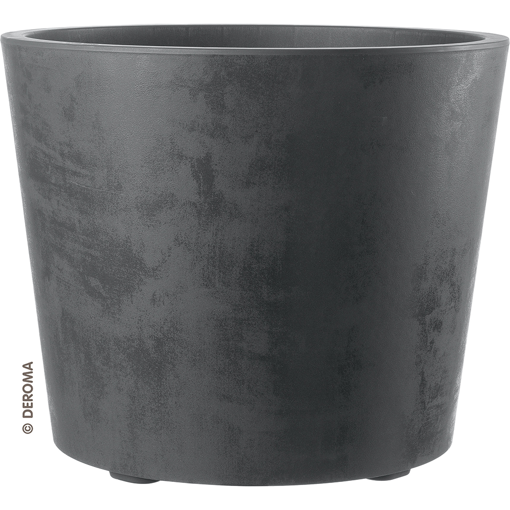 Deroma Pflanztopf Millenium R, anthrazit, 59 cm