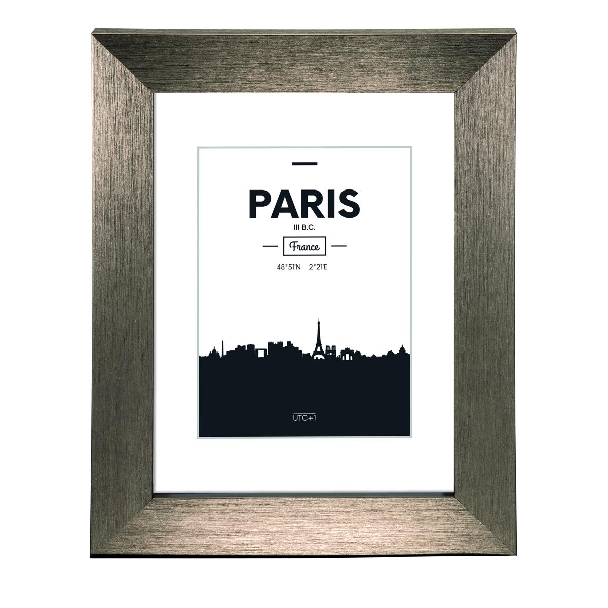 HAMA KUNSTSTOFFRAHMEN PARIS FARBE STAHL 15X20CM    