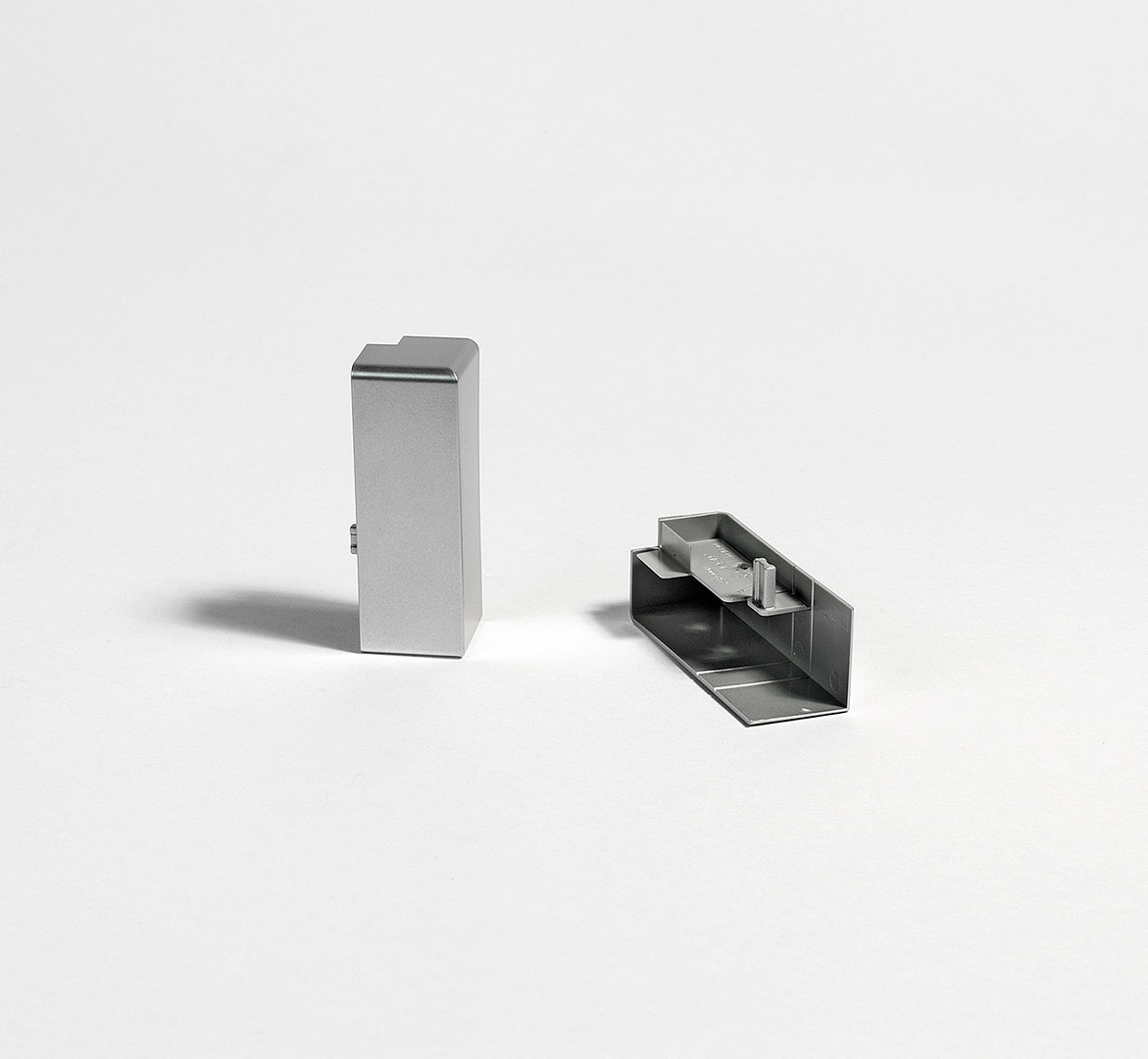 Parador Kappe variabel Außenecke Typ 2 Sockelleiste 3/5/6/18, Alu Optik 