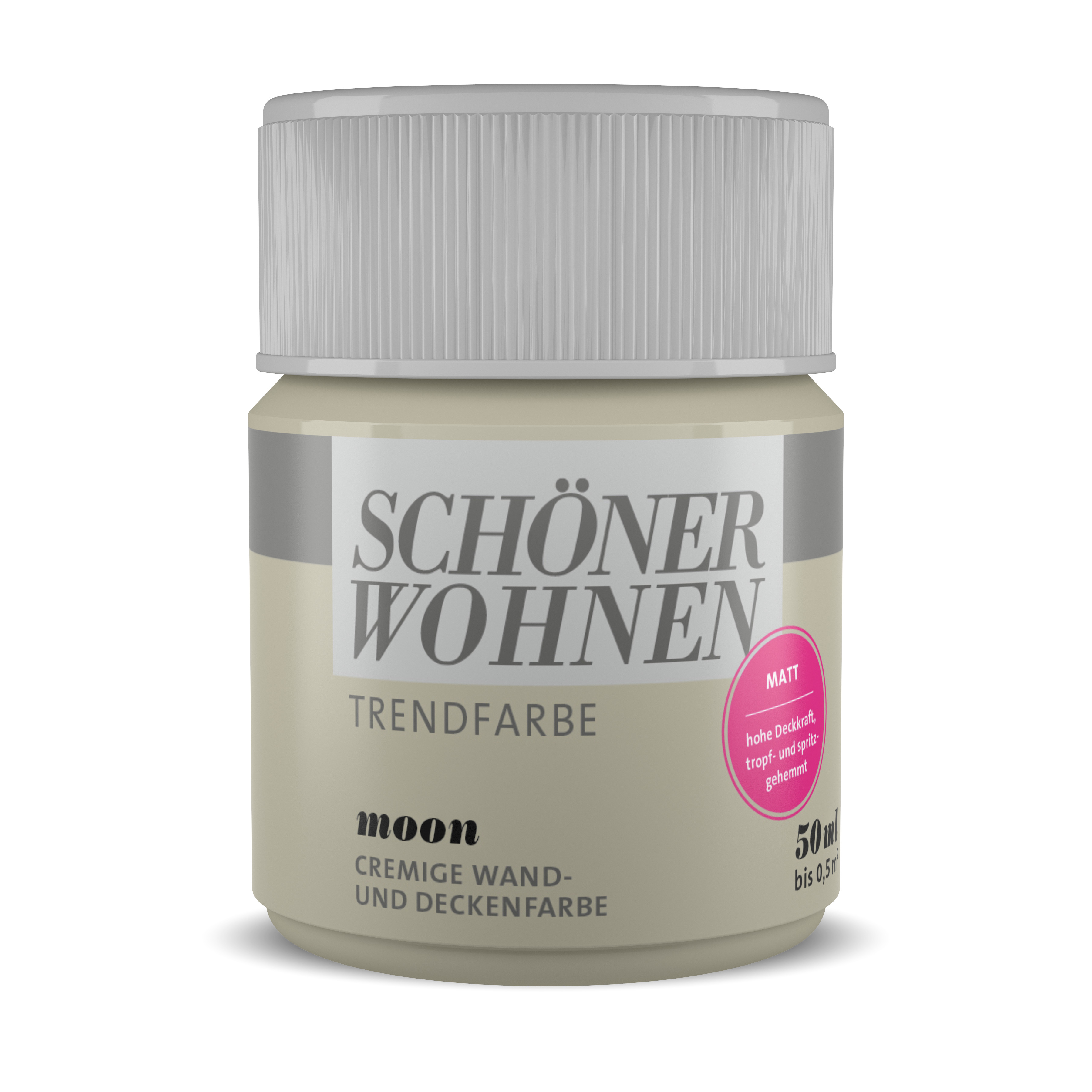Schöner Wohnen Trendfarbe-Tester, moon matt