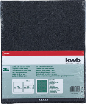 Kwb Kraftfixx Schleifpapier 280 x 230 mm