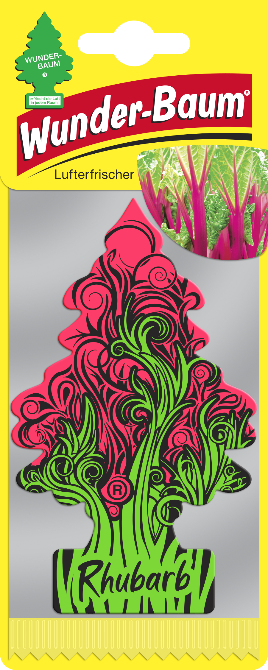 Wunderbaum Papierlufterfrischer Rhabarber Wunderbaum Papierlufterfrischer Rhabarber