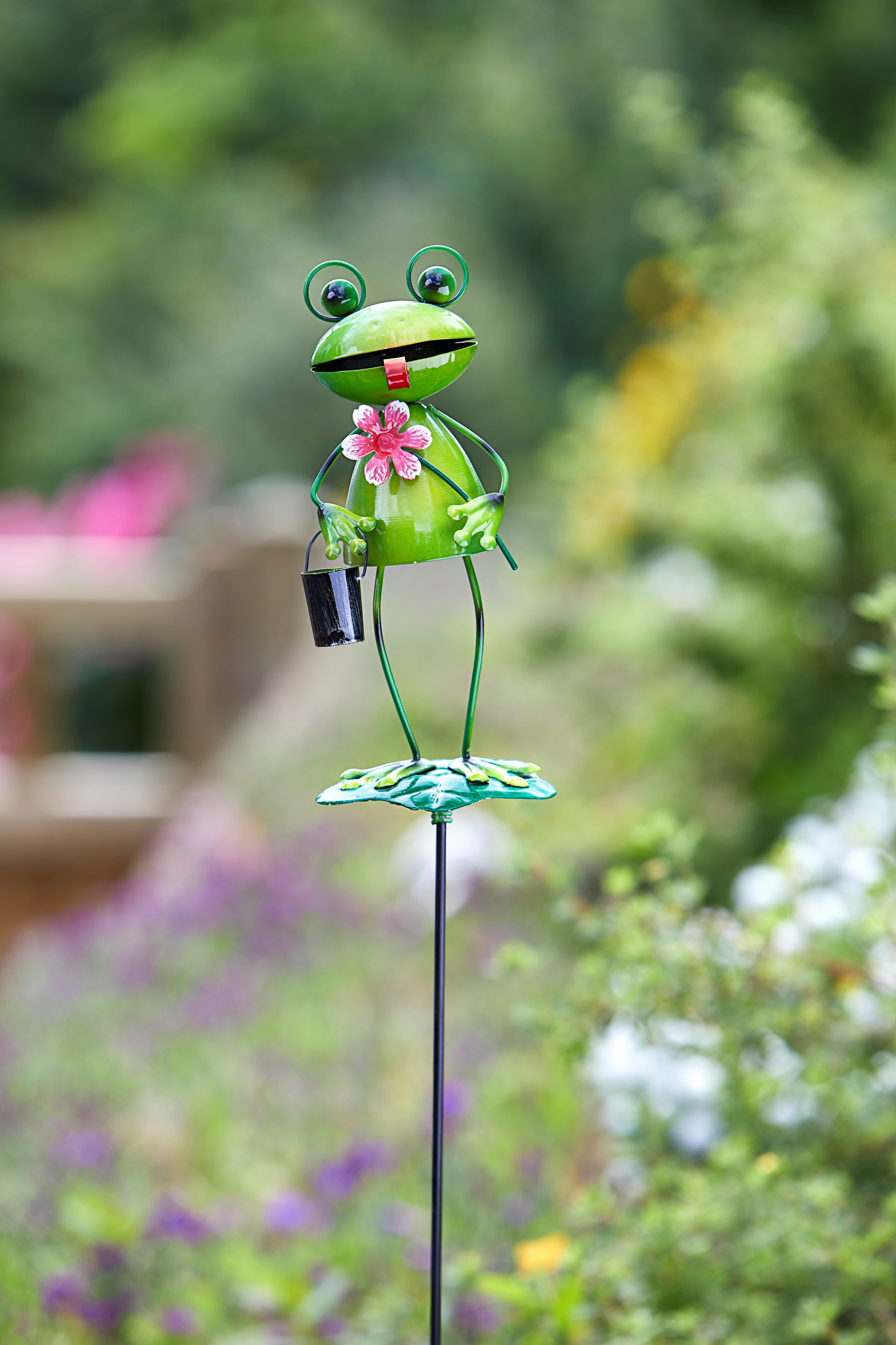 Smart Garden Gartenstab Frosch, 82x9x8cm