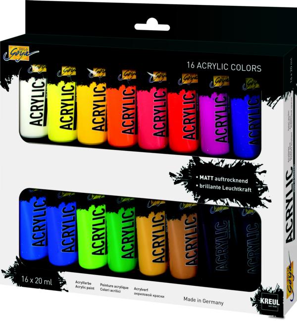 4000798841720 SOLO GOYA ACRYLIC 16ER SET 16X20ML KREUL