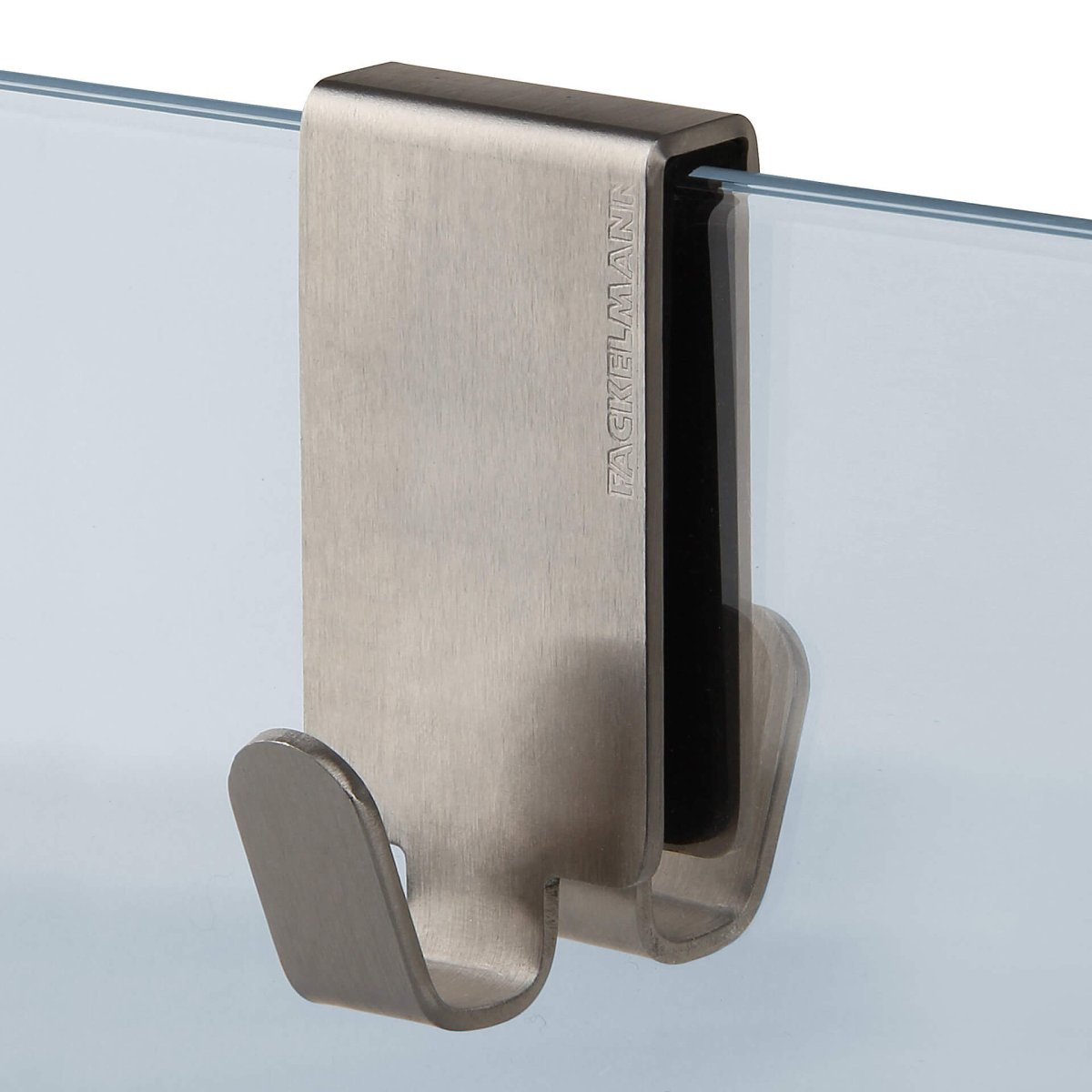 673879_01 FACKELMANN DOPPELHAKEN GLAS-DUSCHWAND INOX