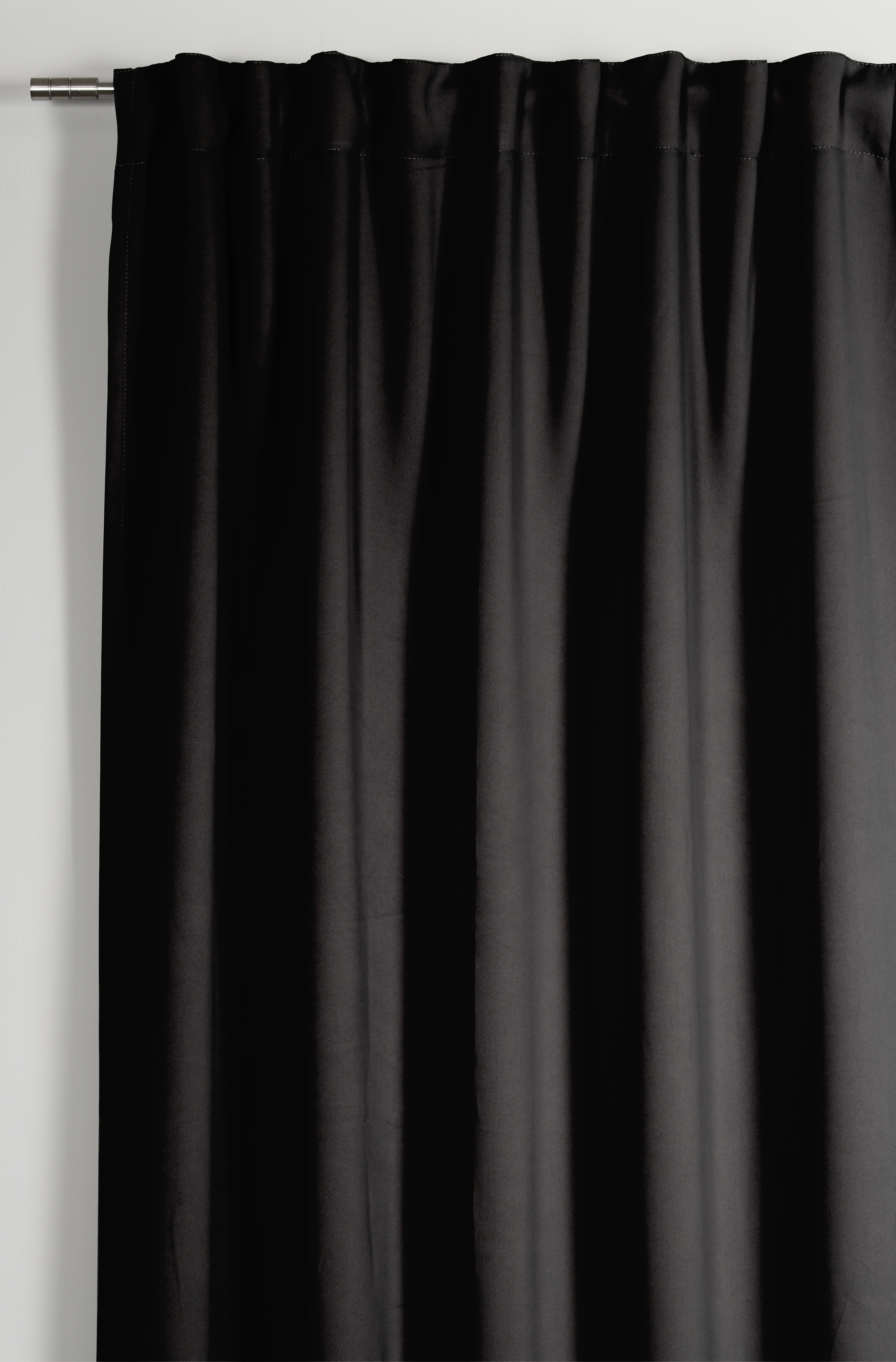 Sehlbach Schal mit Gardinenband schwarz, 140 x 245 cm Sehlbach Schal mit Gardinenband schwarz, 140 x 245 cm