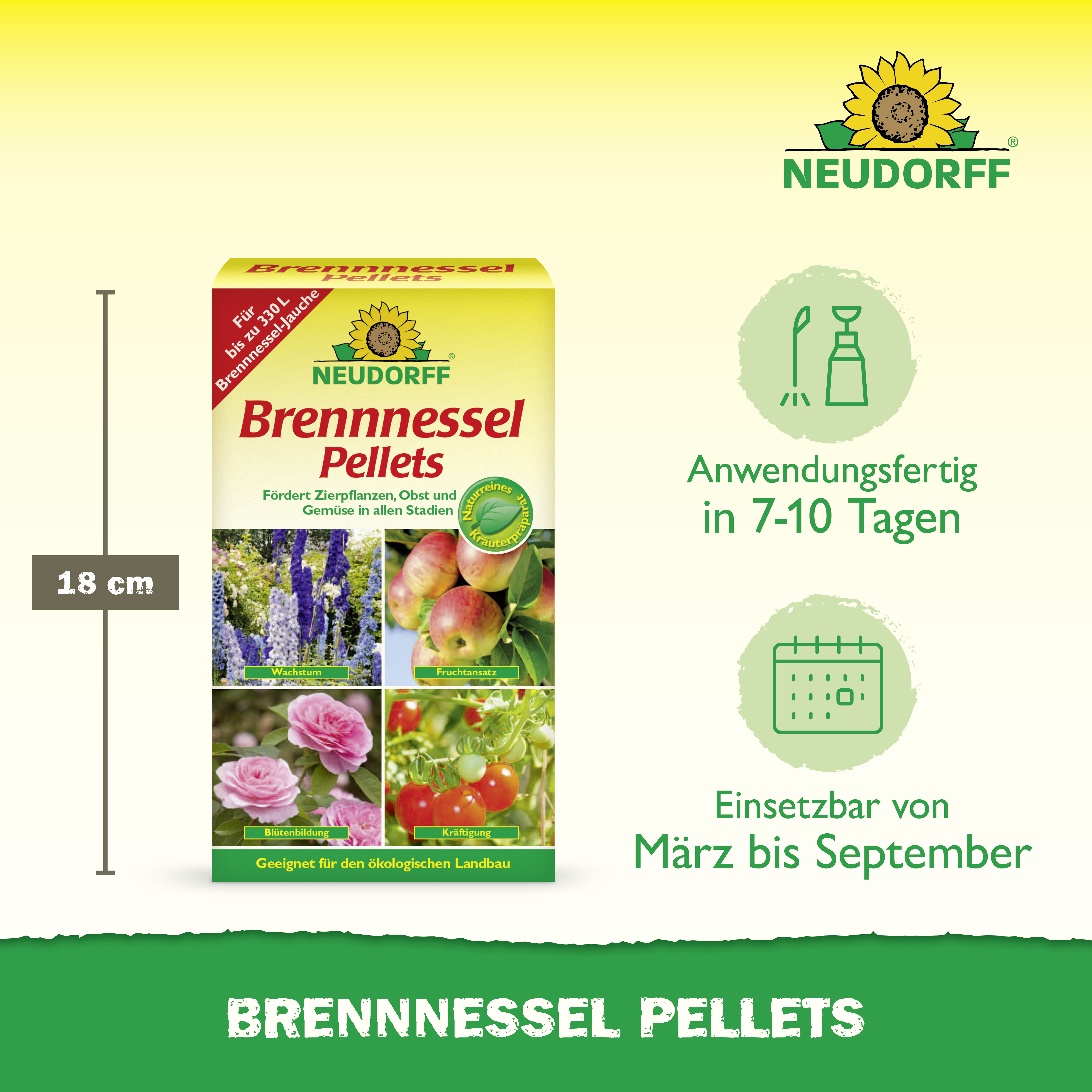 Neudorff Brennnessel Pellets, 500 g