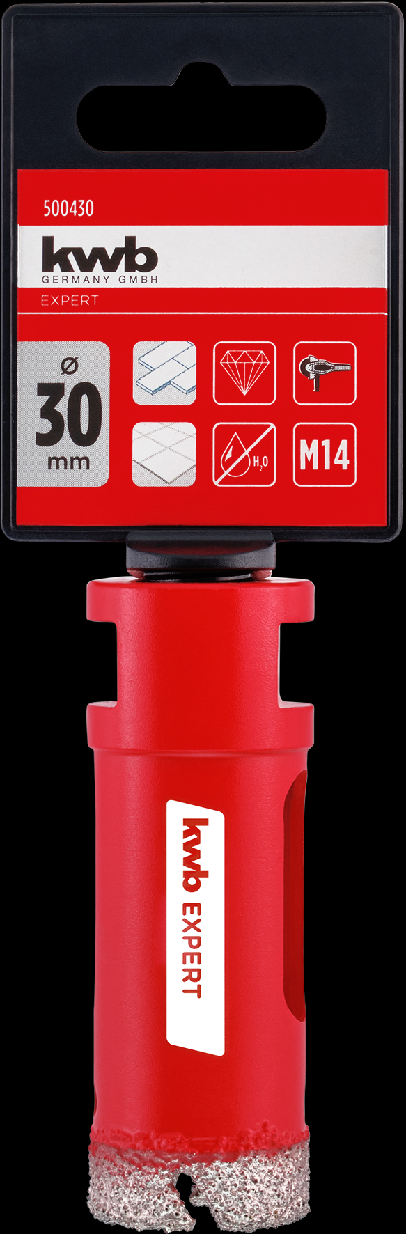 kwb Diamant-Fliesenbohrer M14, 30 mm kwb Diamant-Fliesenbohrer M14, 30 mm