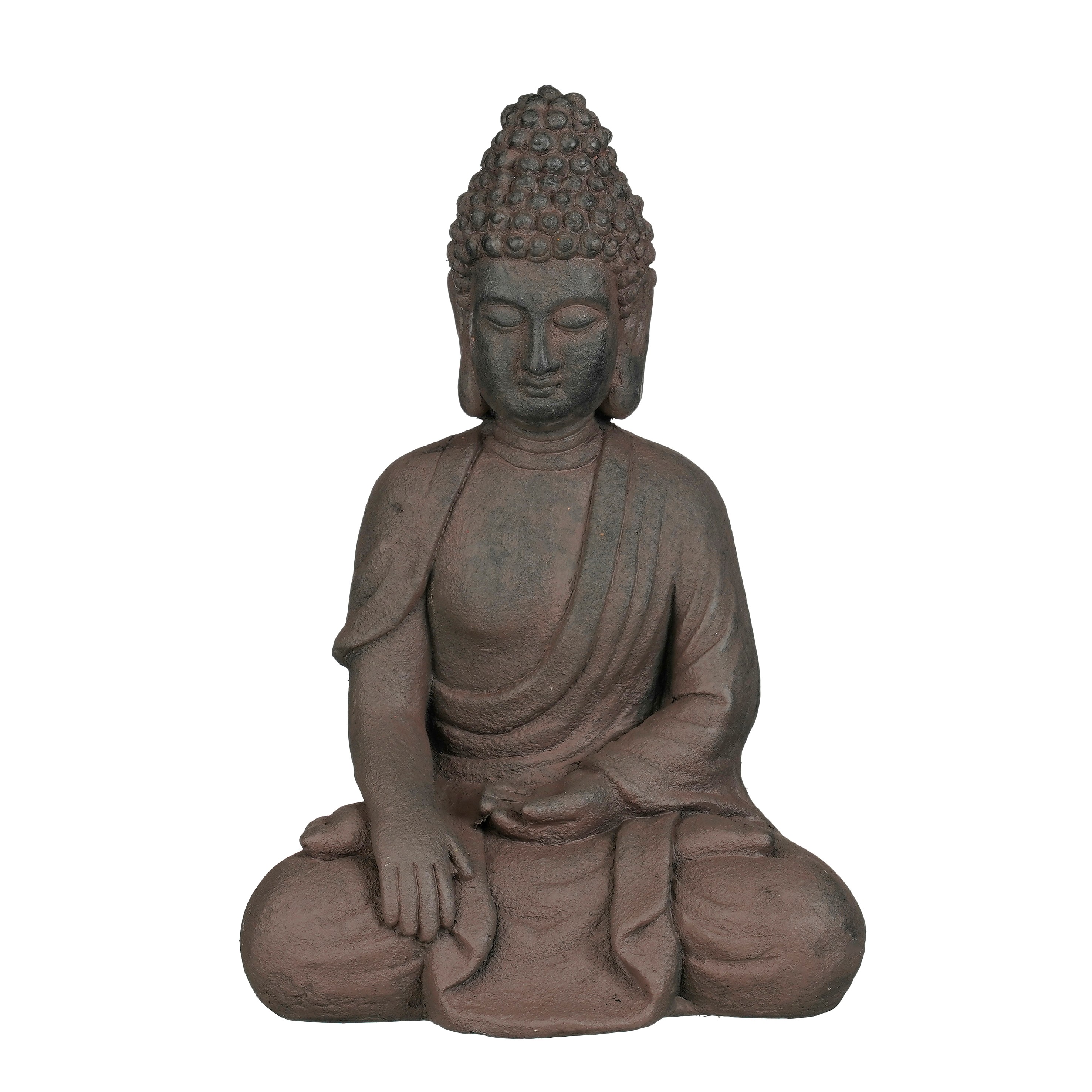 Mica Decorations Buddha, grau, L29 x B20 x H41 cm