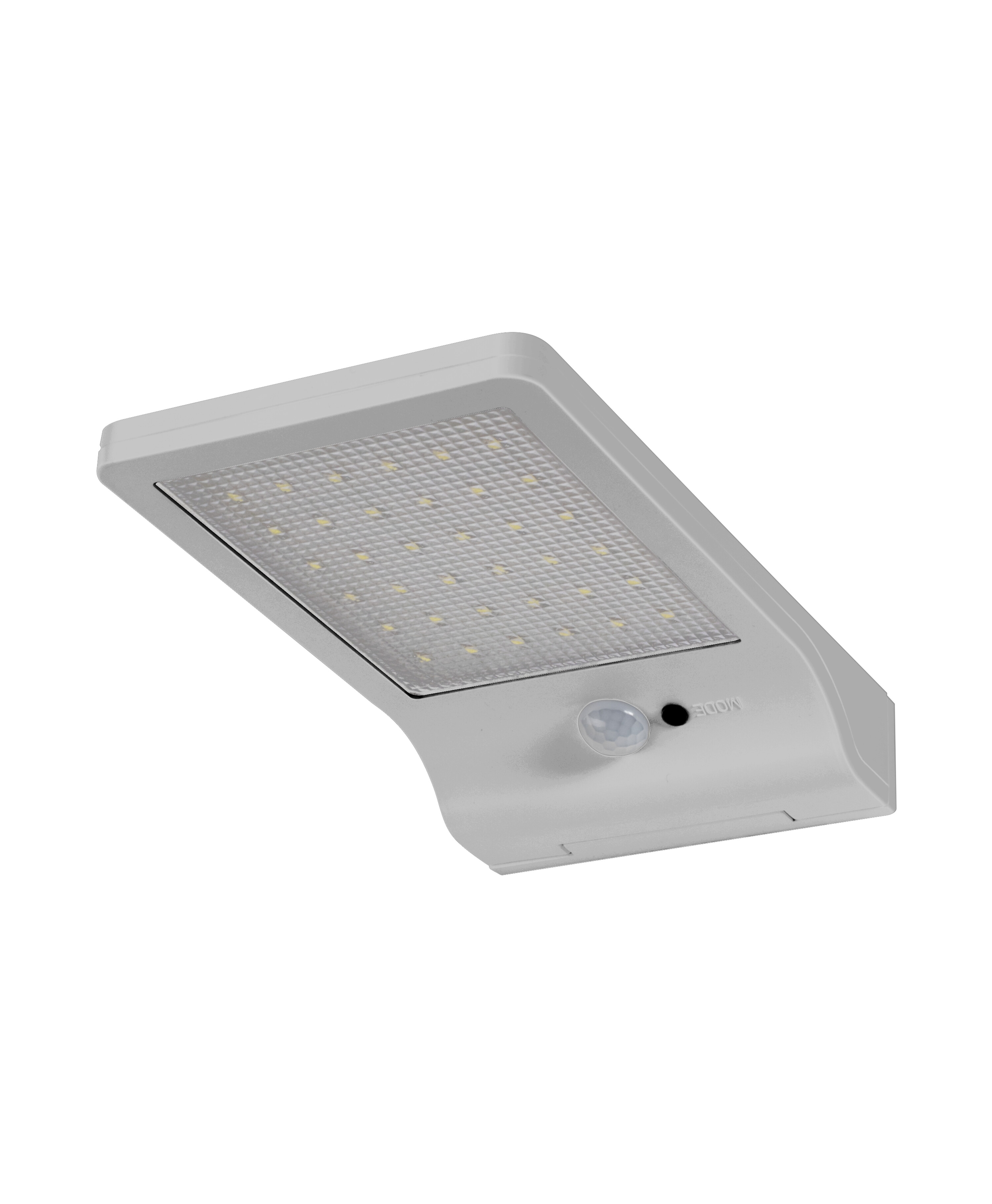 Osram Außenleuchte "DoorLED Solar" mit Sensor, 4000K, silber