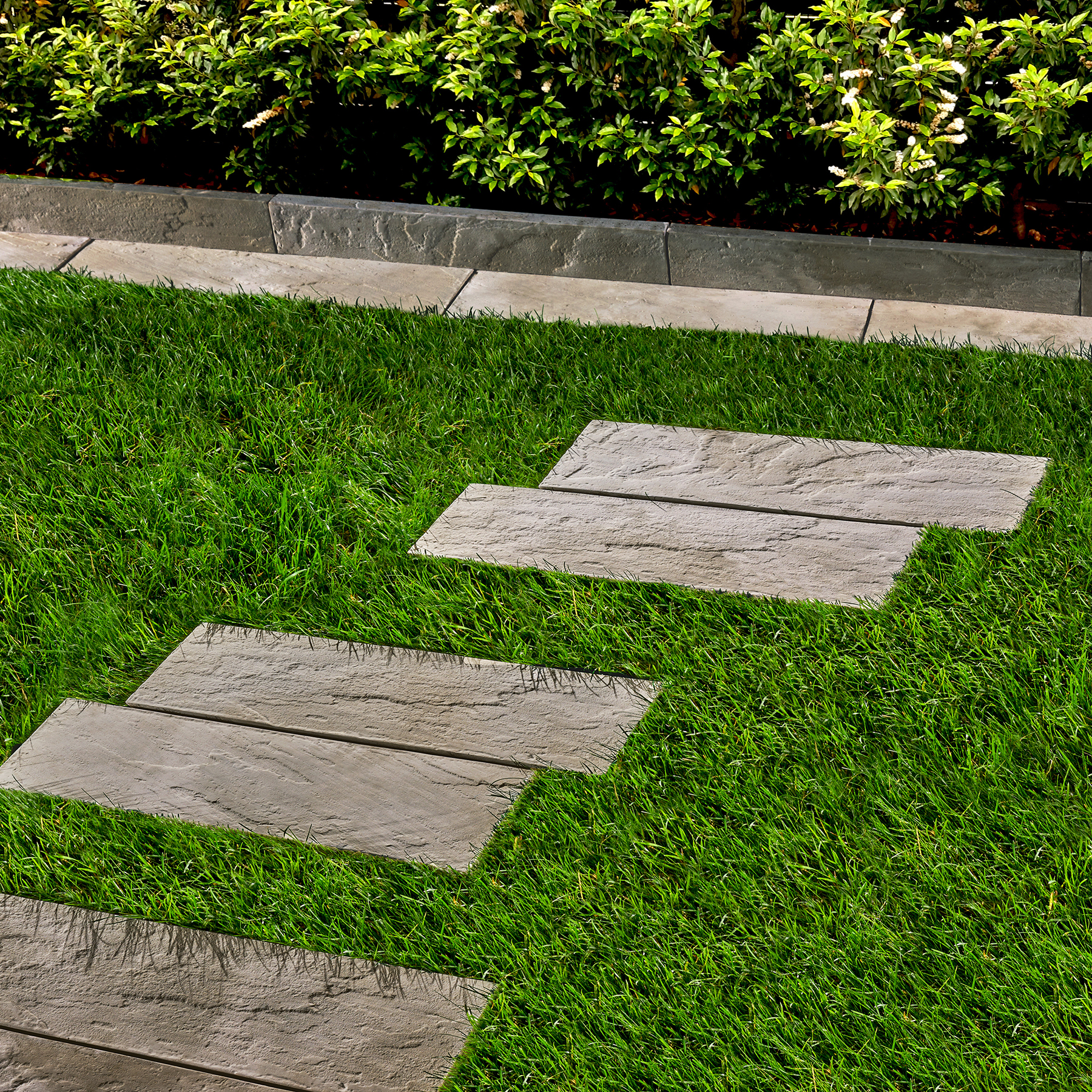 Kann Nativa-Dielenplatte 60 x 20 x 4 cm, grau-nuanciert