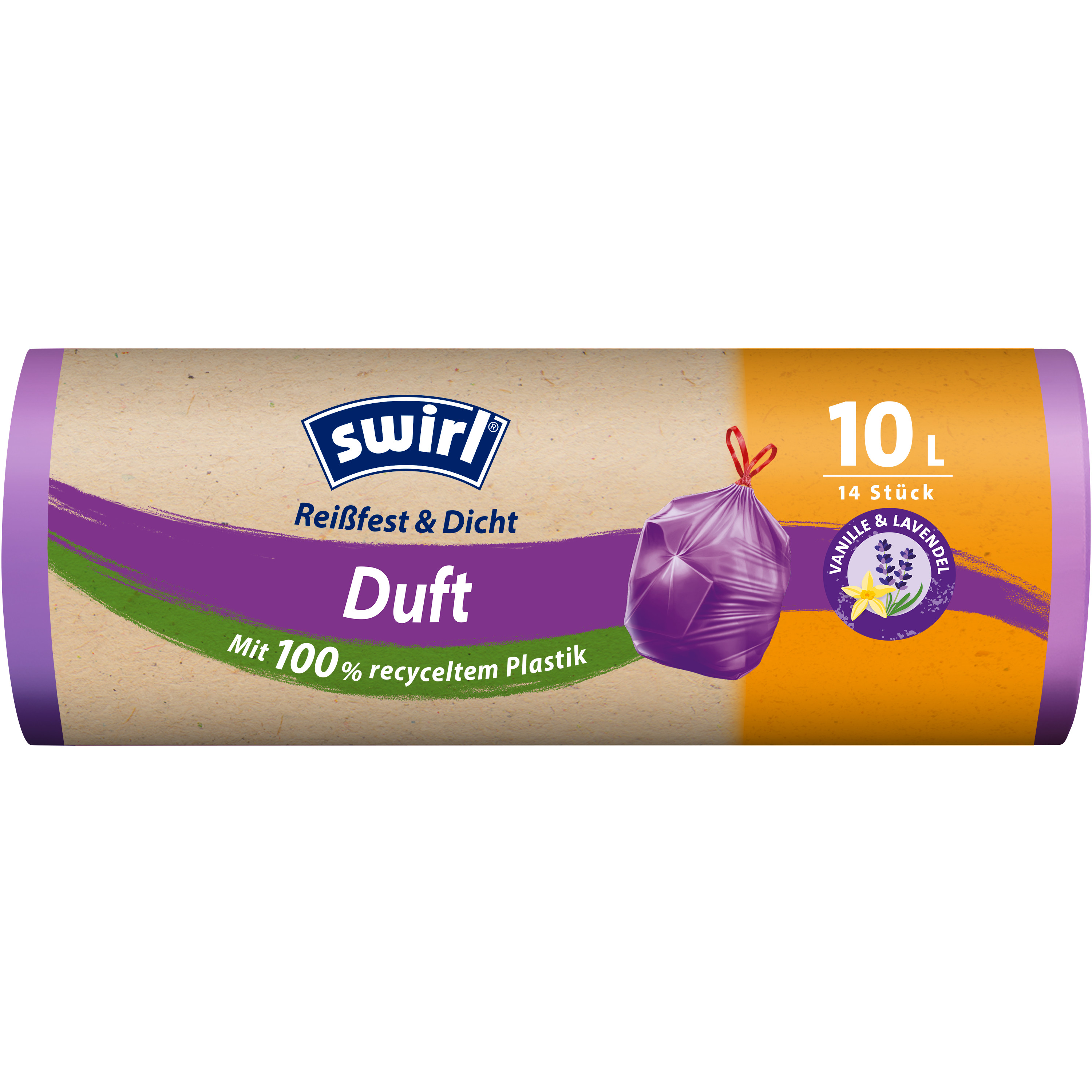 Swirl® Duft-Müllbeutel Vanille-Lavendel, 10 l Swirl® Duft-Müllbeutel Vanille-Lavendel, 10 l