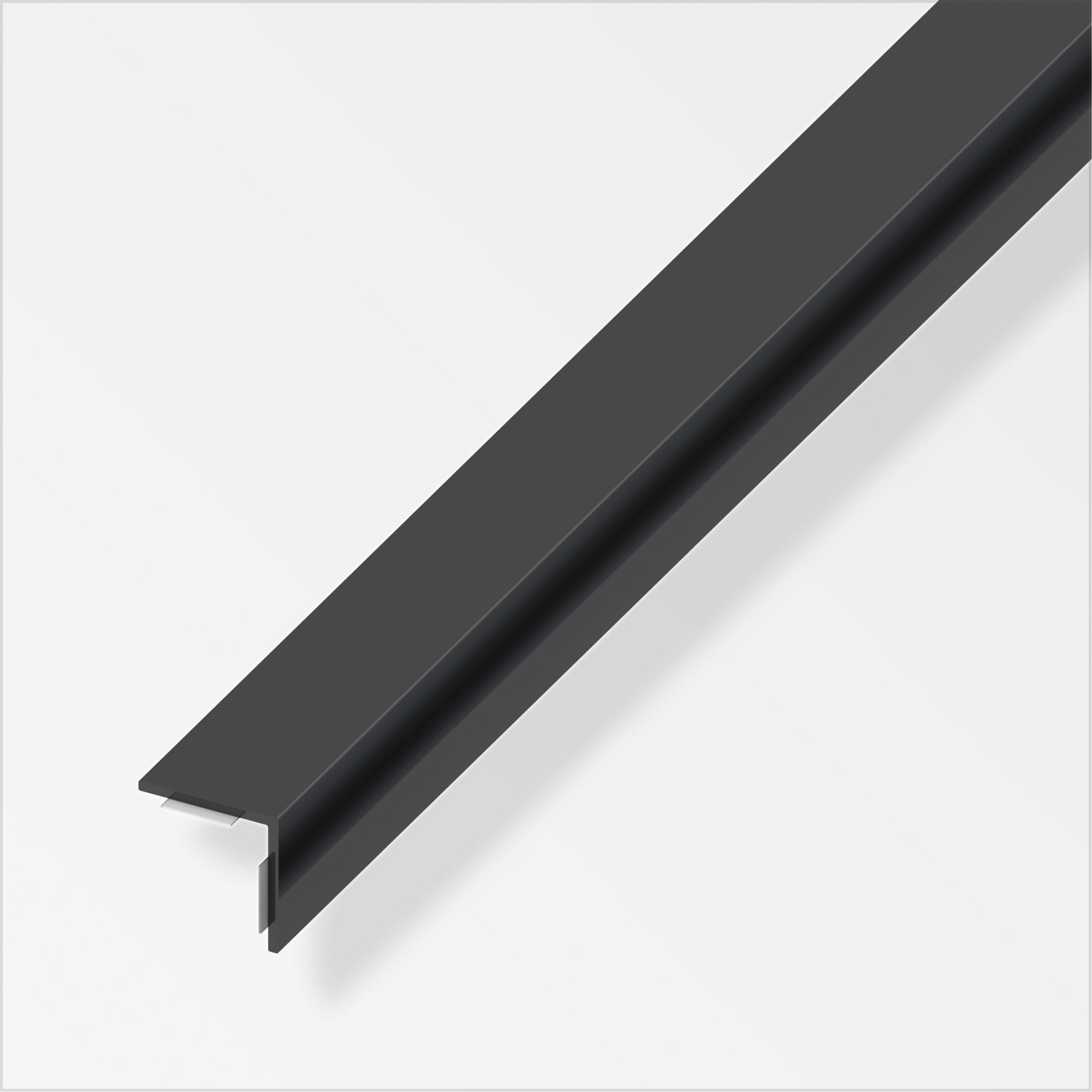 Alfer Winkel 20 x 20 mm, schwarz glänzend