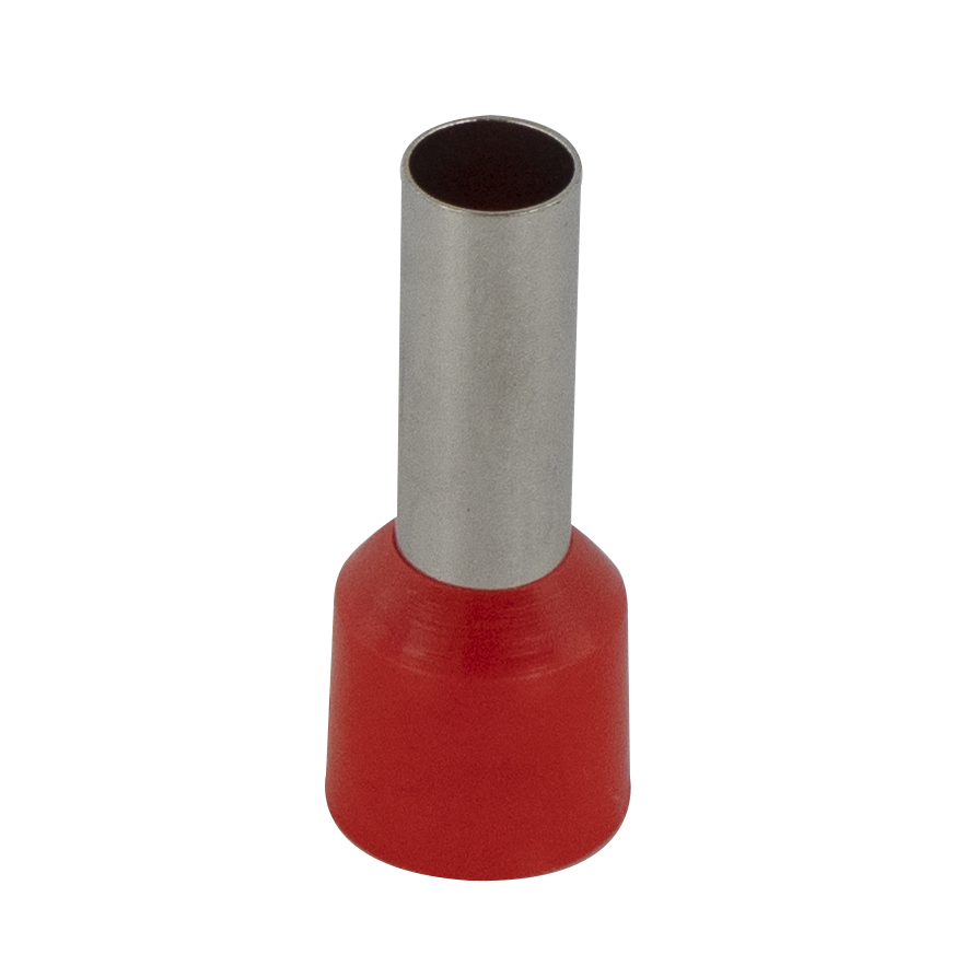 REV Aderendhülsen isoliert 10,0 mm² x 12 mm, rot, 25 Stück