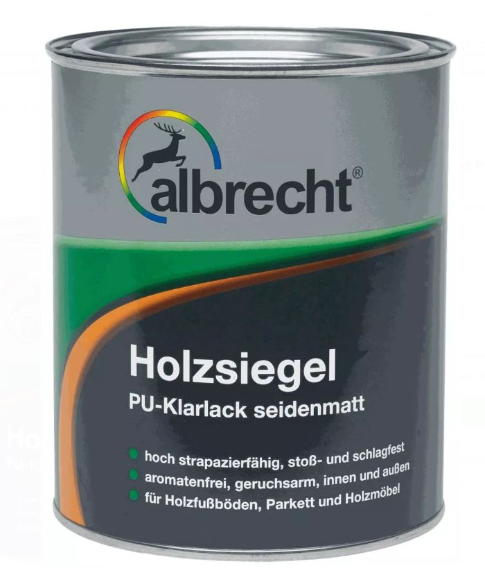 Albrecht Holzsiegel Seidenmatt, farblos, 2,5 l