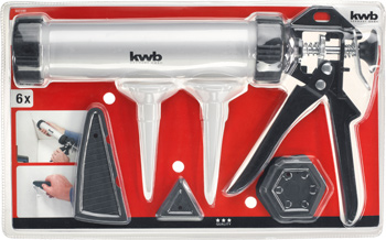 932390-300 Kwb Kraftfixx Kartuschenpressenset 6-tlg.
