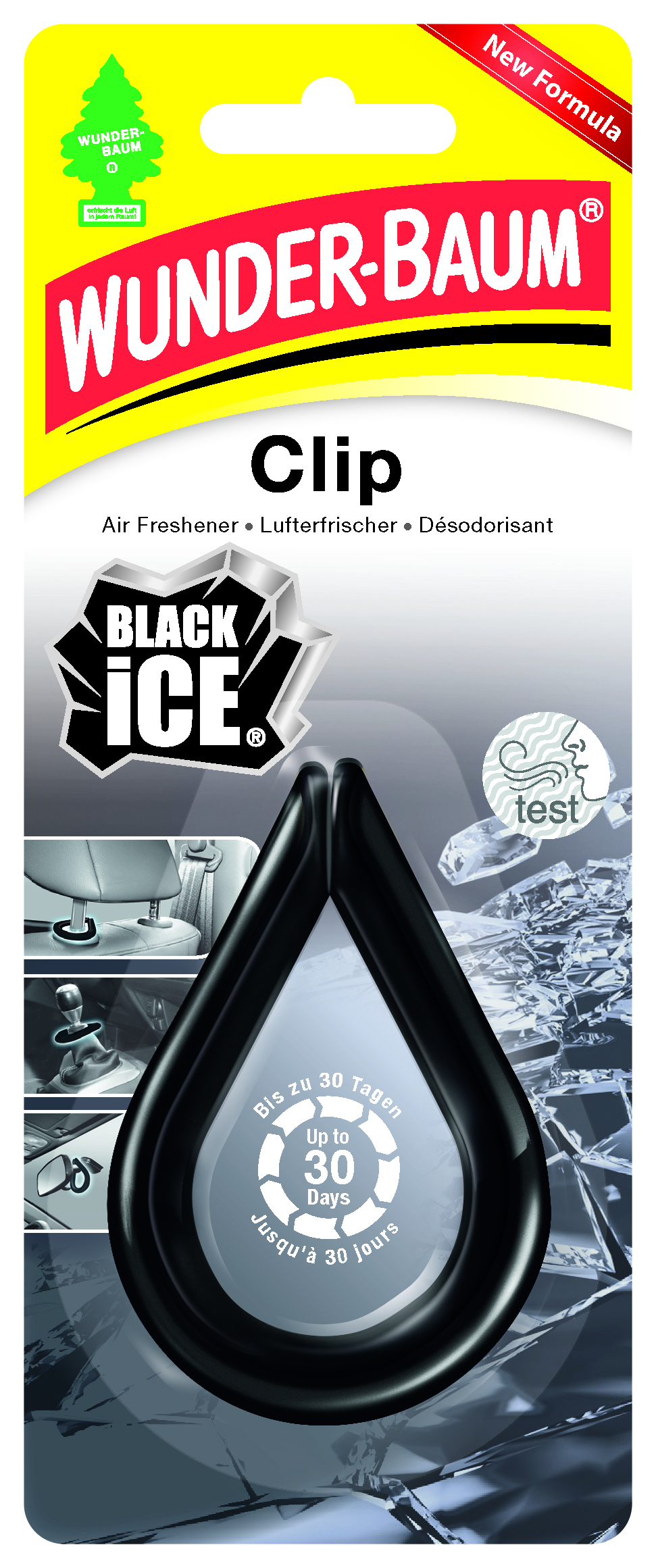 WUNDERBAUM CLIP BLACK ICE